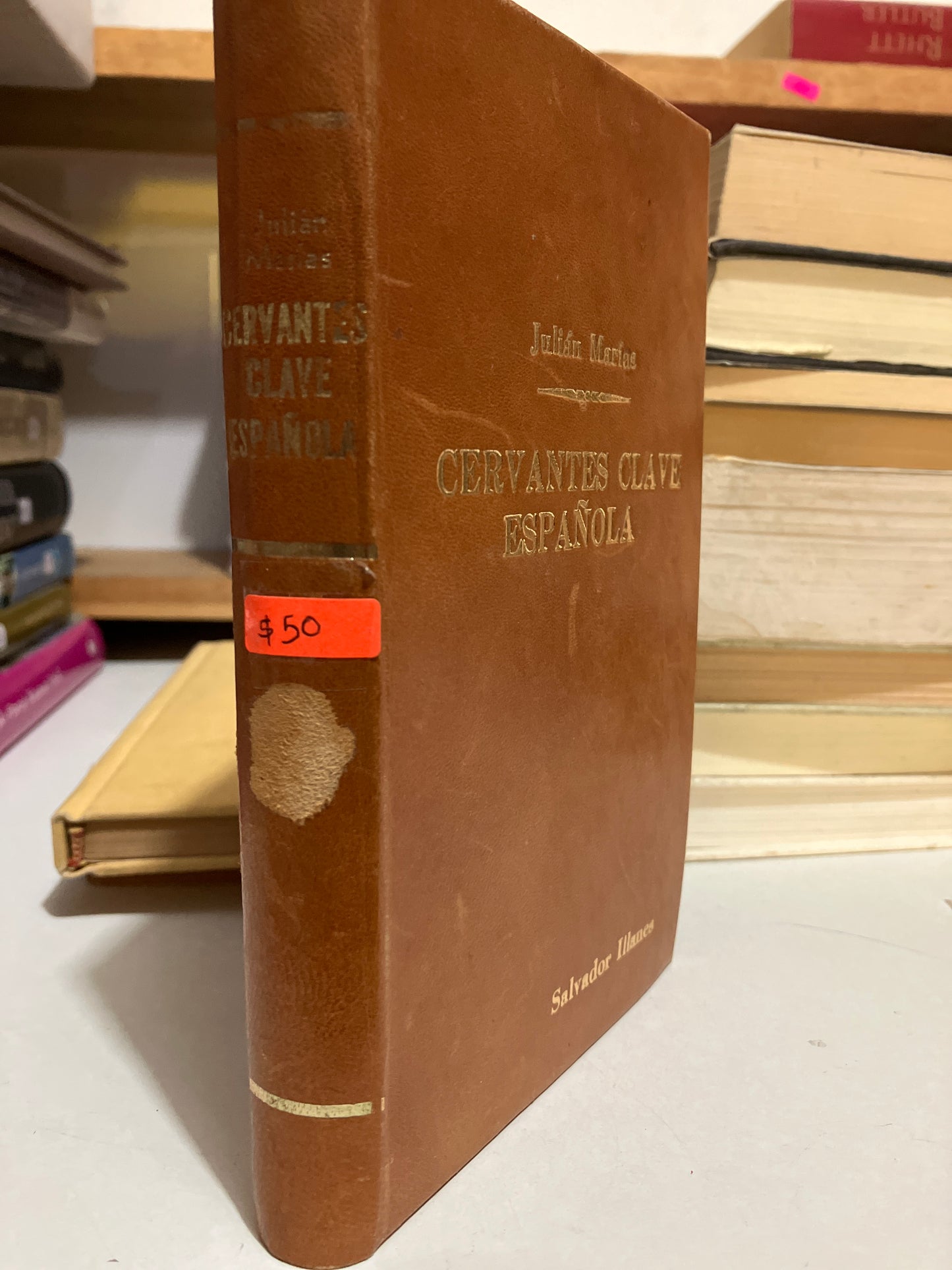 CERVANTES CLAVE ESPAÑOLA POR JULIEN MARIAS USADO NOVELAS JUAREZ