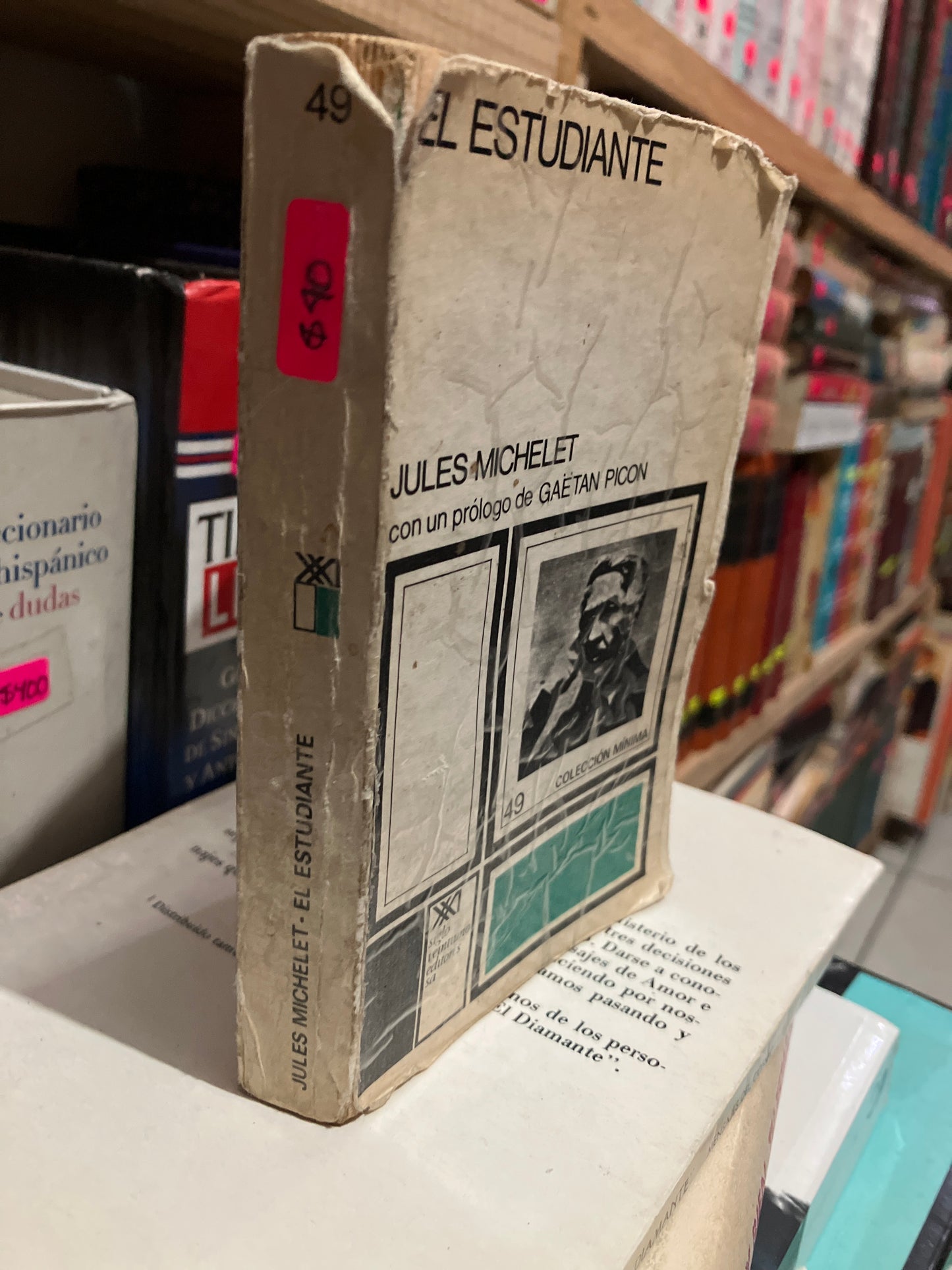 EL ESTUDIANTE POR JULES MICHELET USADO NOVELA LITERARIO 305