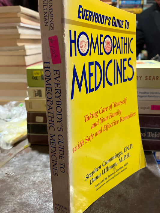 EVERYBODYS GUIDE TO HOMEOPATHIC MEDICINES BY STEPHEN CUMMINGS USADO SALUD ALDAMA