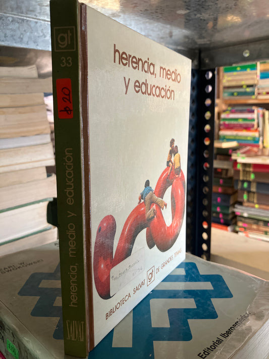HERENCIA MEDIO Y EDUCACION POR ANA BALMONTE USADO EDUCACION ALDAMA