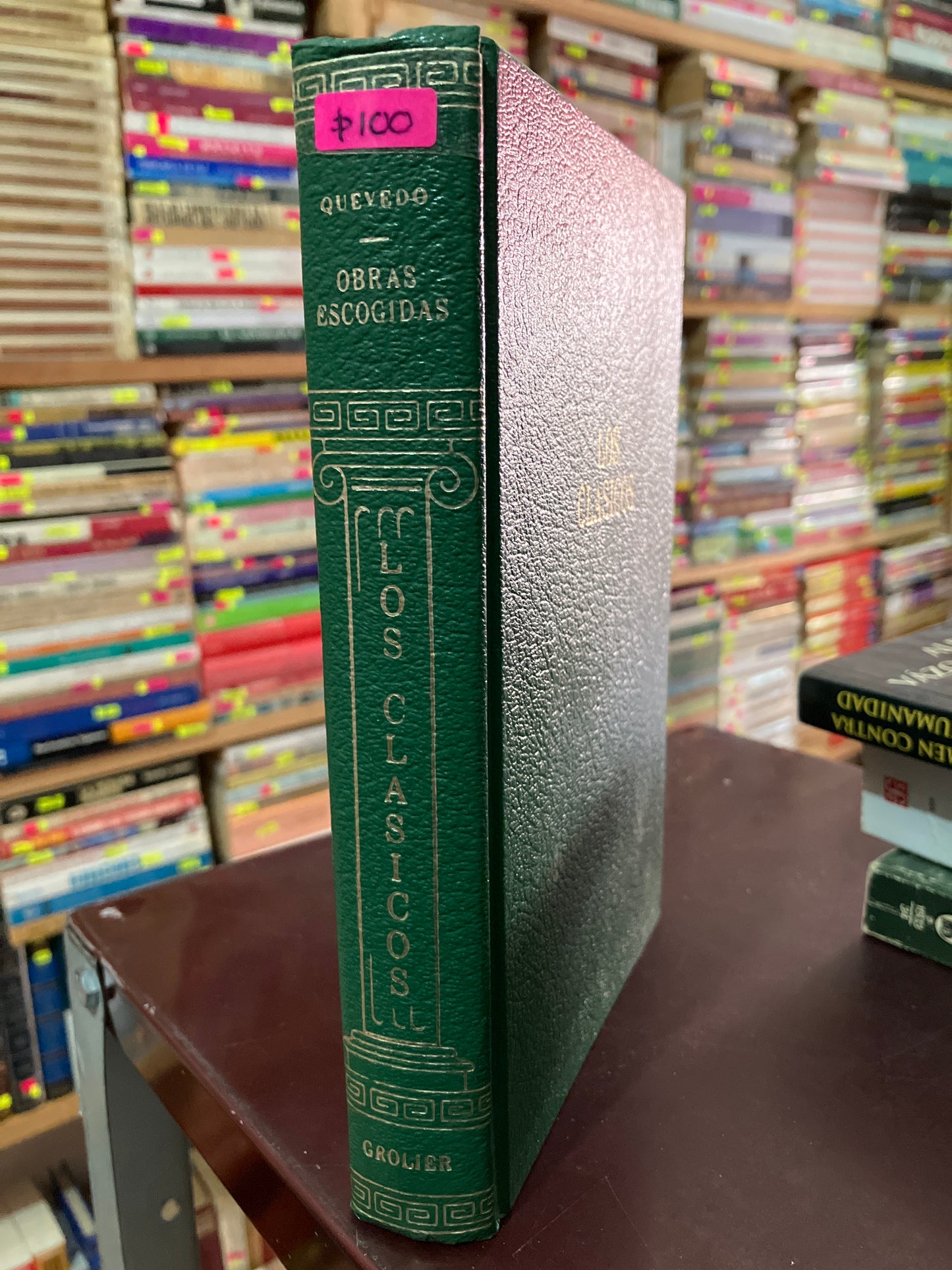OBRAS ESCOGIDAS POR QUEVEDO USADO NOVELA LITERARIO 305