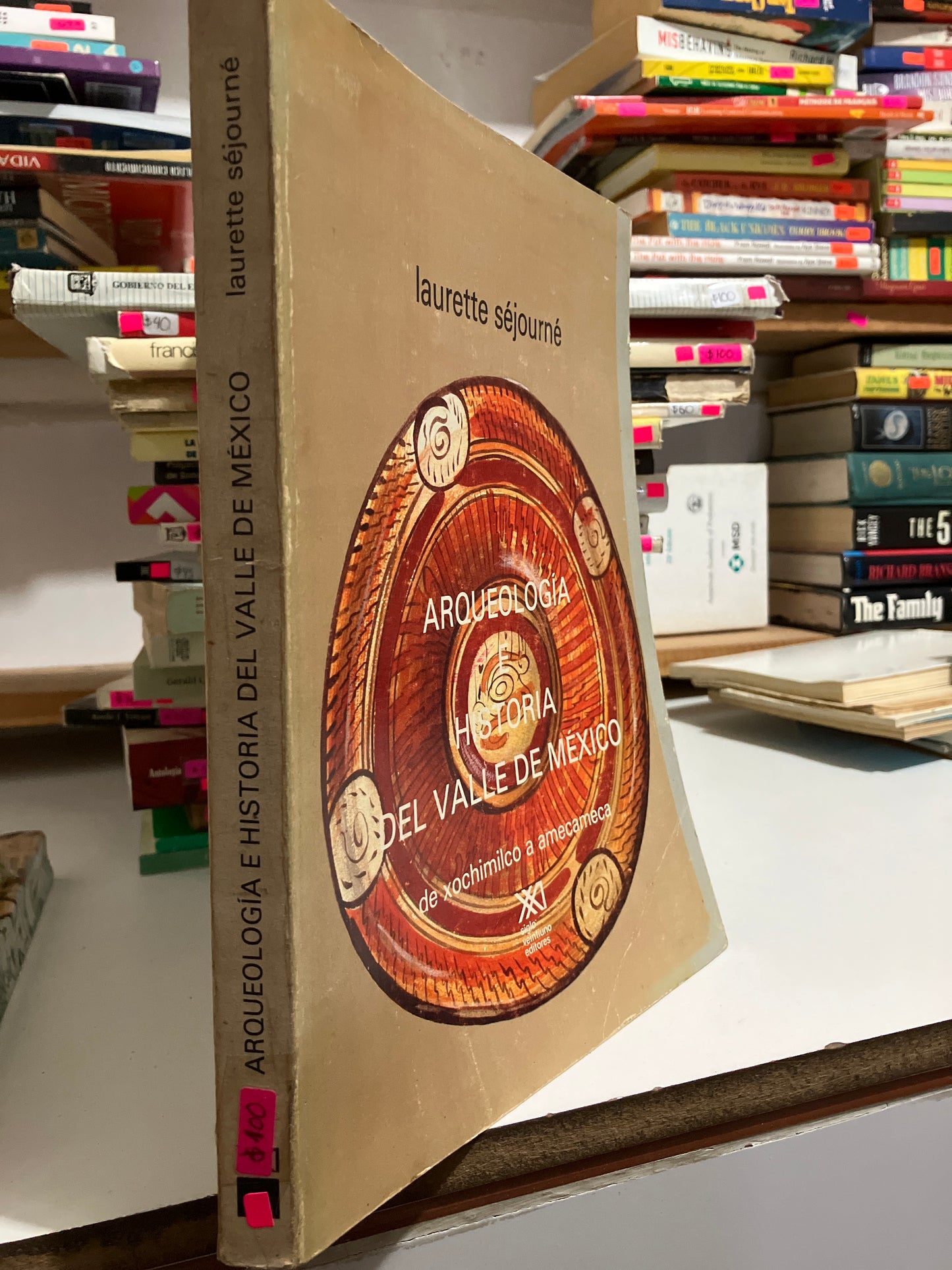 ARQUEOLOGÍA E HISTORIA DEL VALLE DE MÉXICO POR LAURETTE SEJOURNE USADO EDOMEX JUAREZ