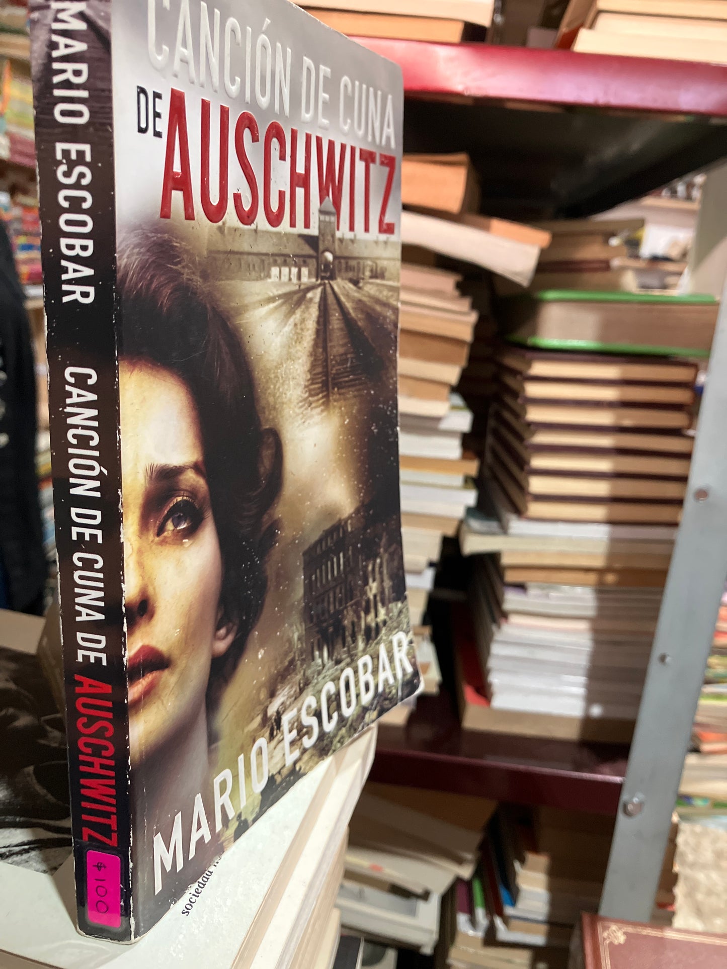 CANCIÓN DE CUNA DE AUSCHWITZ POR MARIO ESCOBAR USADO NOVELAS ALDAMA