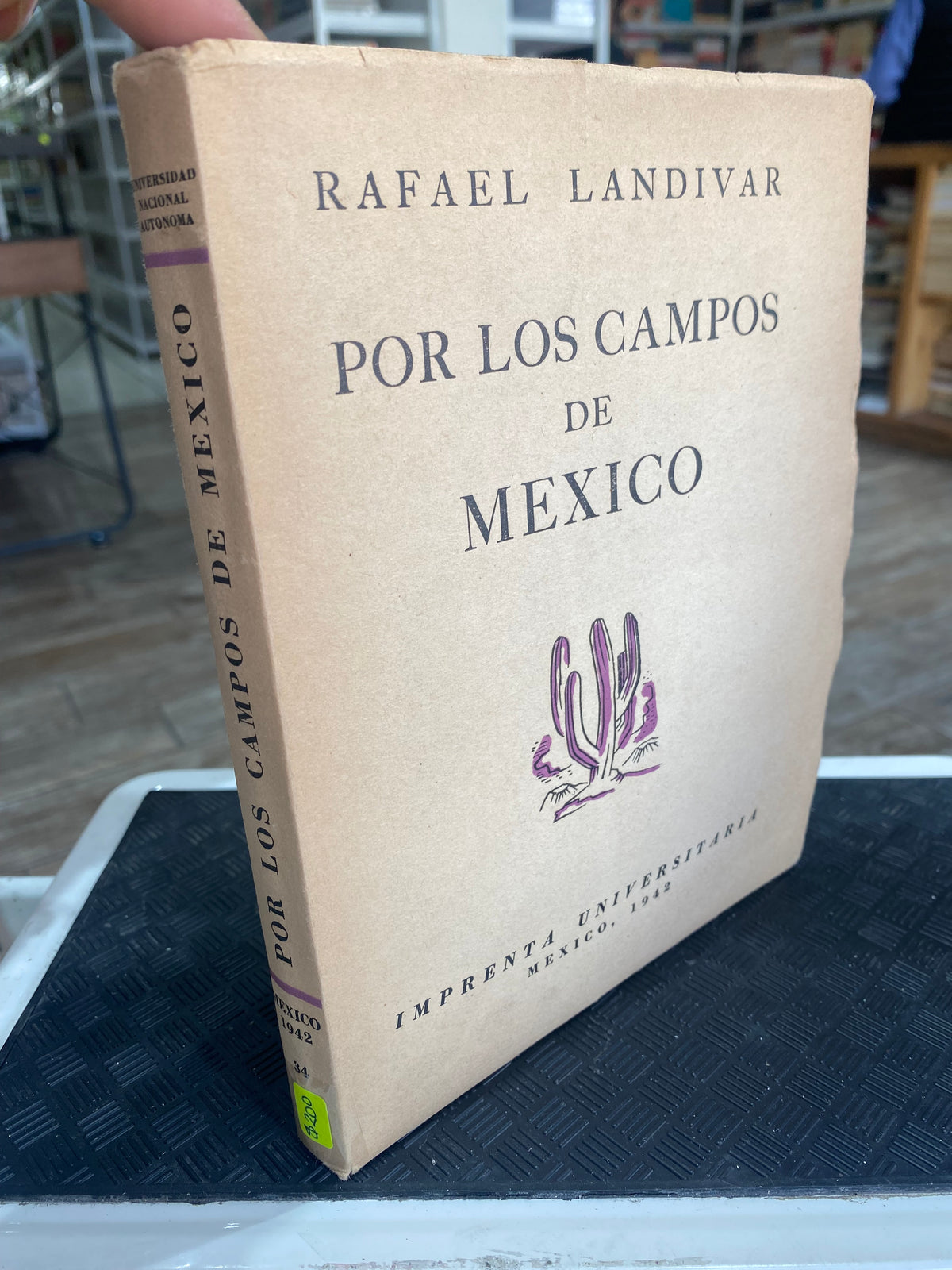 POR LOS CAMPOS DE MEXICO USADO NOVELA JUAREZ 515