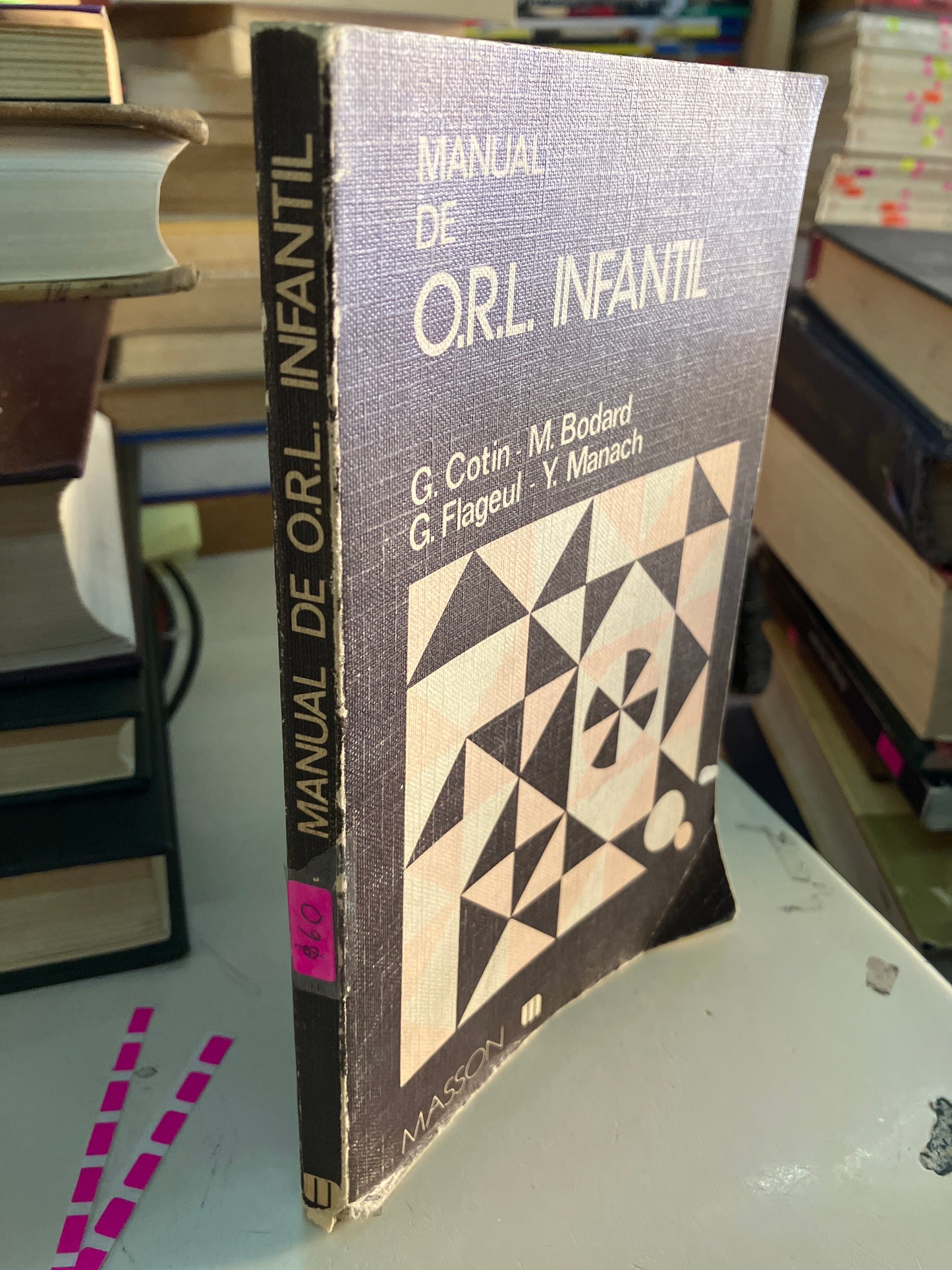 MANUAL DE ORL INFANTIL POR AUTORES VARIOS USADO MEDICINA LITERARIO 207