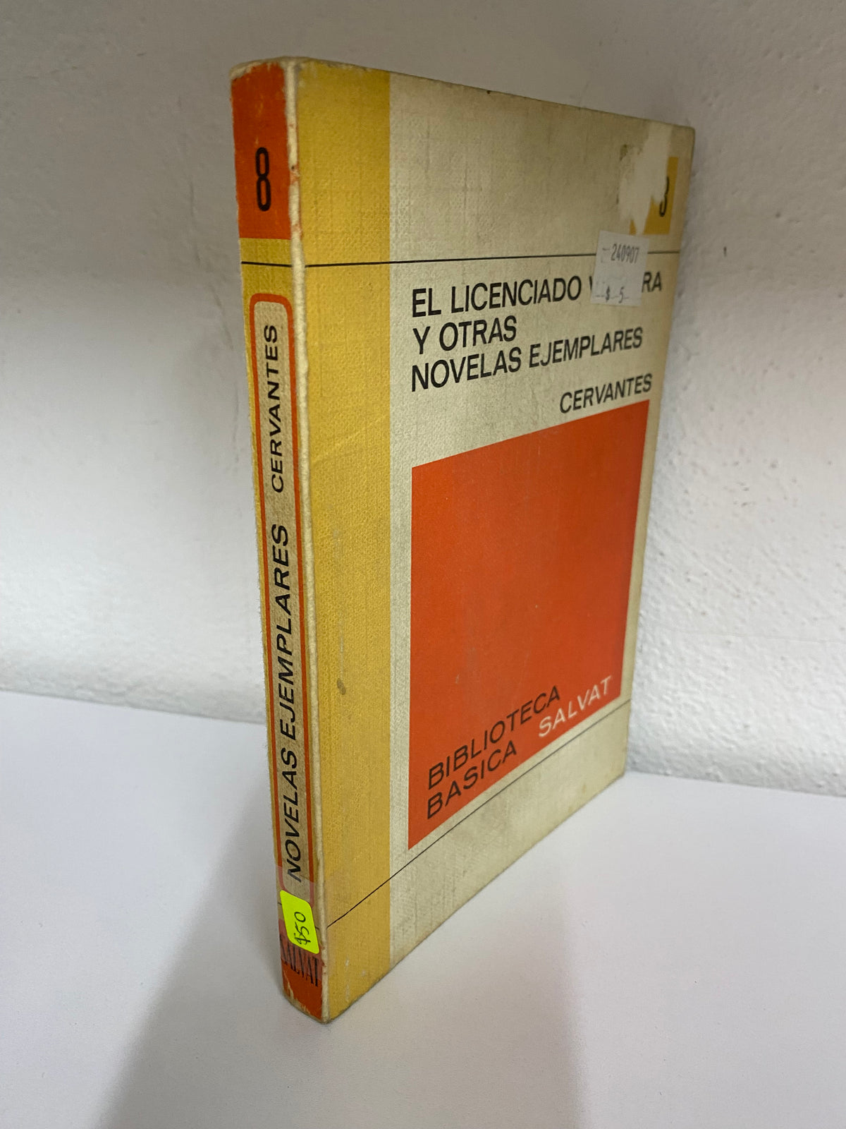 EL LICENCIADO VIDRIERA Y OTRAS NOVELAS EJEMPLARES CERVANTES USADO NOVELA JUAREZ 515