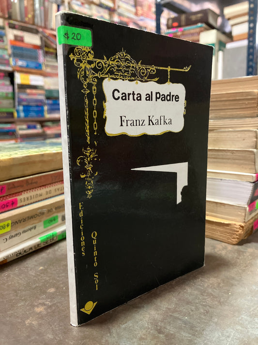 CARTA AL PADRE POR FRANZ KAFKA USADO NOVELAS ALDAMA