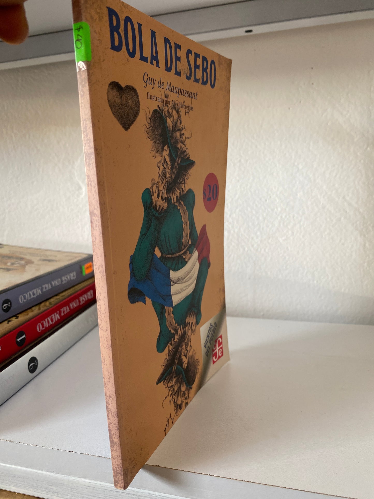 BOLA DE SEBO POR GUY DE MAUPASSANT USADO NOVELAS JUAREZ 515