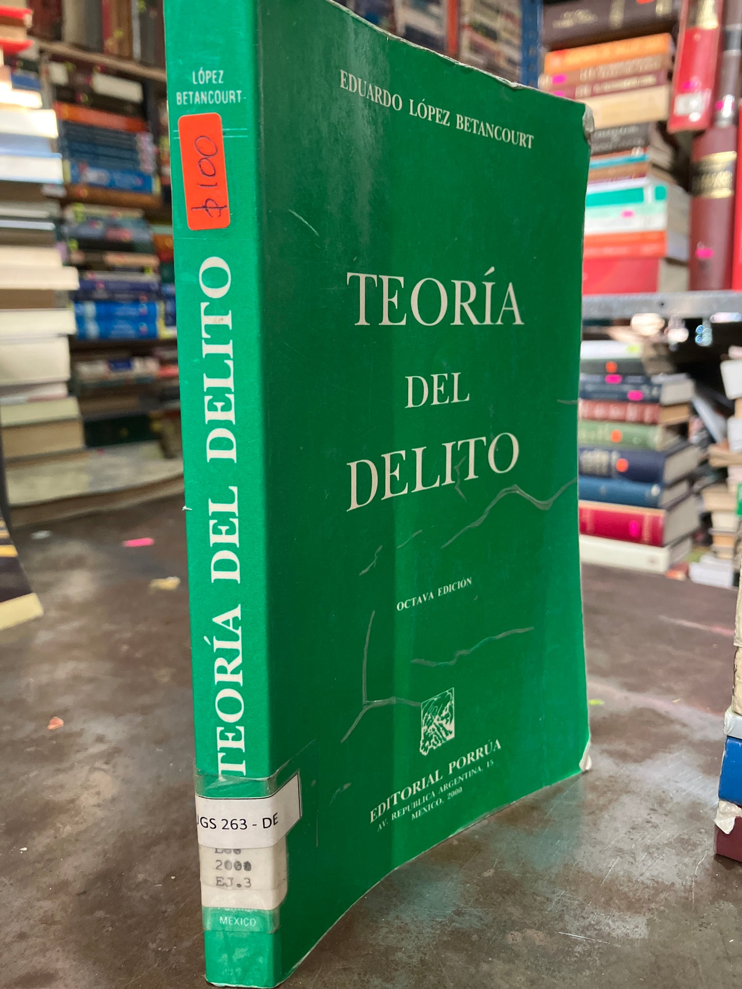 TEORÍA DEL DELITO POR EDUARDO LÓPEZ BETANCOURT USADO DERECHO ALDAMA