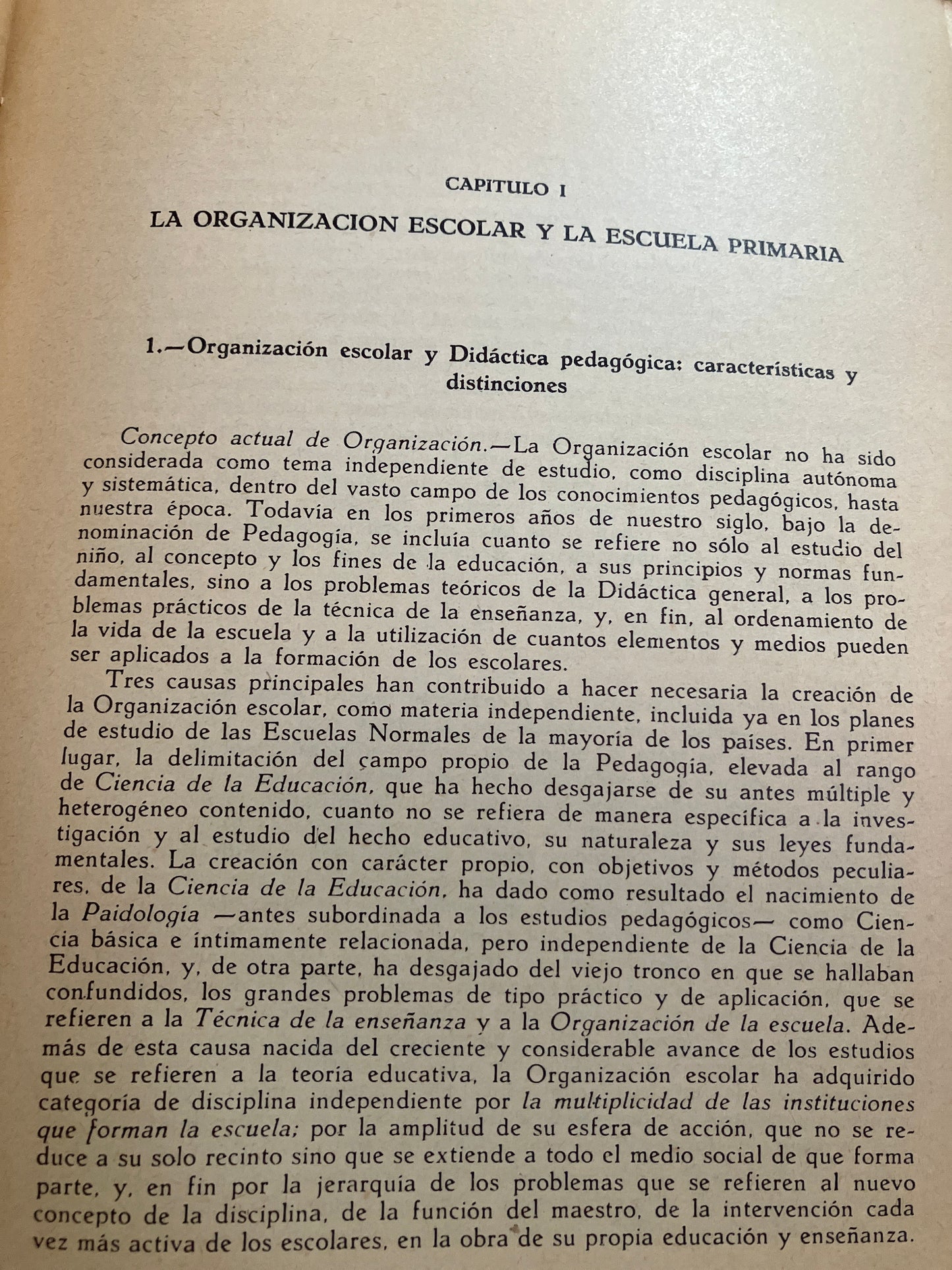 ORGANIZACION DE LA ESCUELA PRIMARIA POR ANTONIO BALLESTEROS USADO EDUCACION ALDAMA