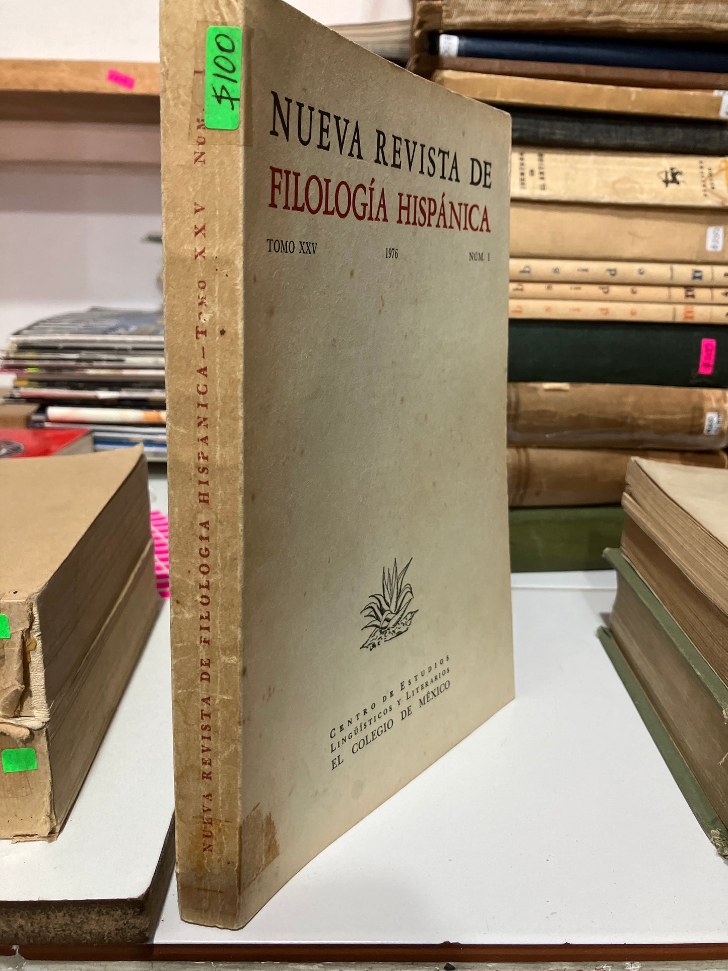 NUEVA REVISTA DE FILOLOGÍA HISPÁNICA TOMO XXV POR AUTORES VARIOS USADO ANTIGUOS JUAREZ