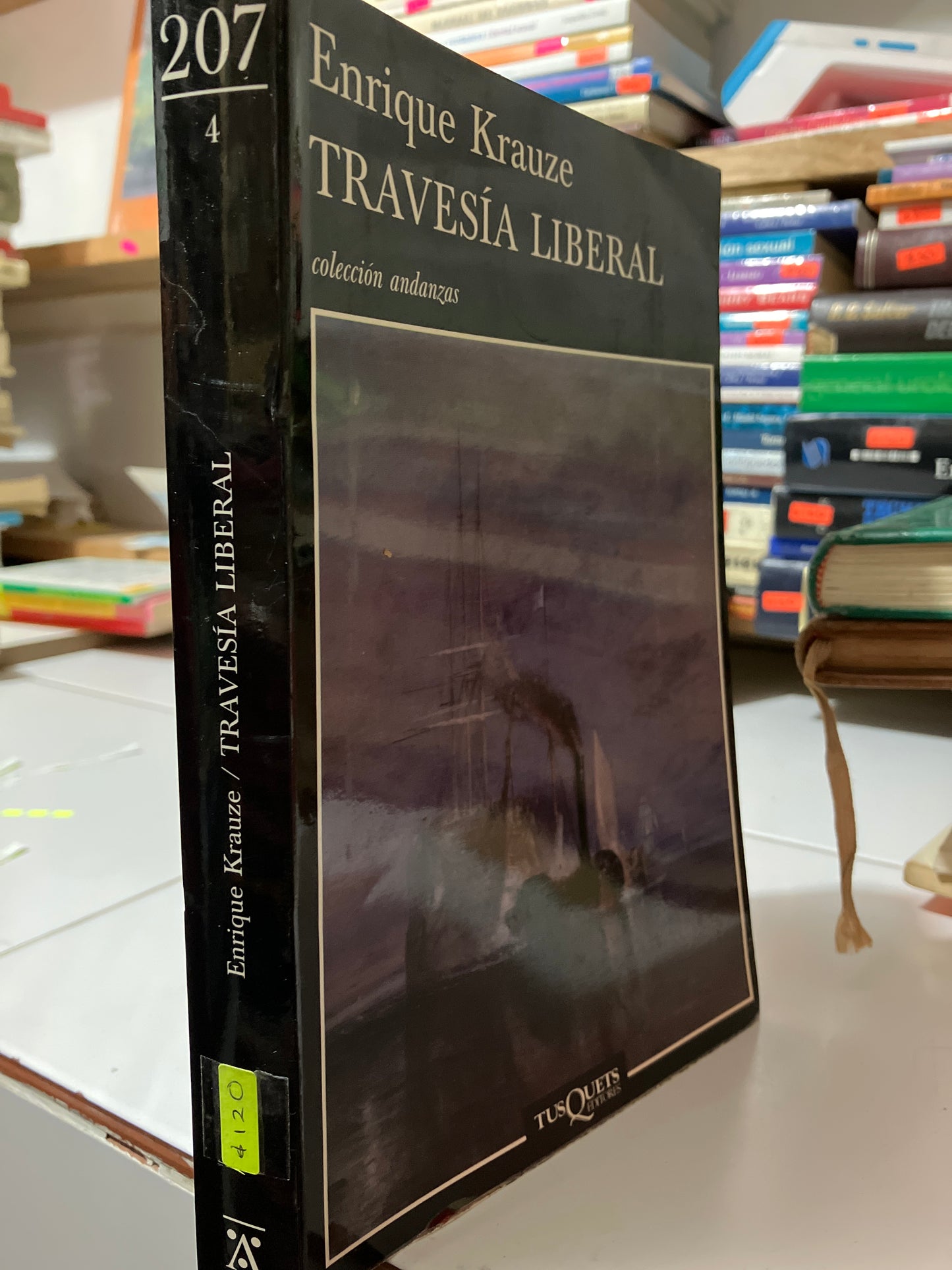 TRAVESÍA LIBERAL POR ENRIQUE KRAUZE USADO POLÍTICA JUAREZ