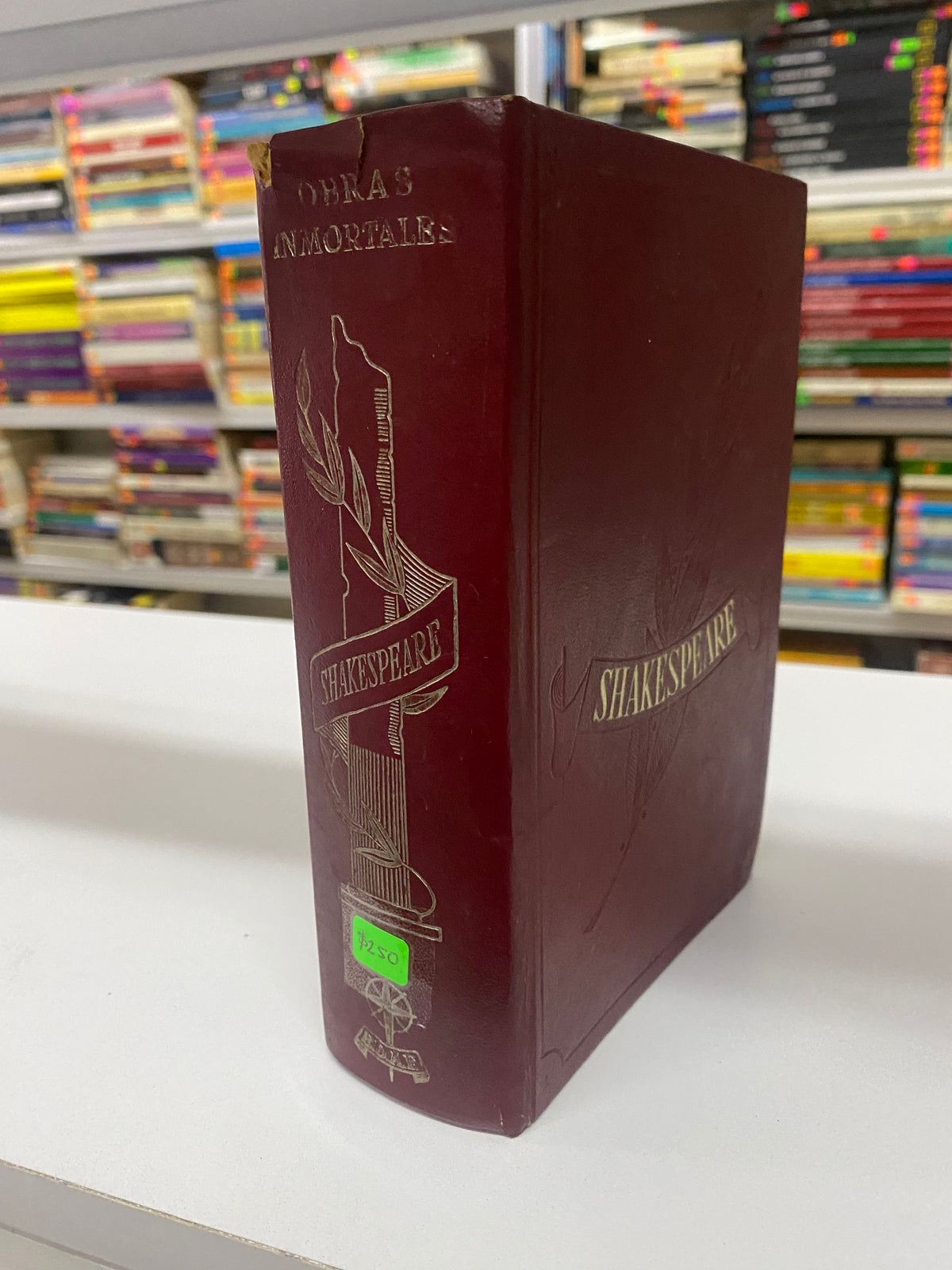 OBRAS INMORTALES SHAKESPEARE USADO NOVELA JUAREZ 515