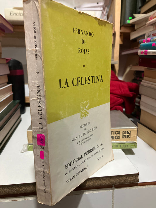 LA CELESTINA POR FERNANDO DE ROJAS USADO NOVELAS JUAREZ