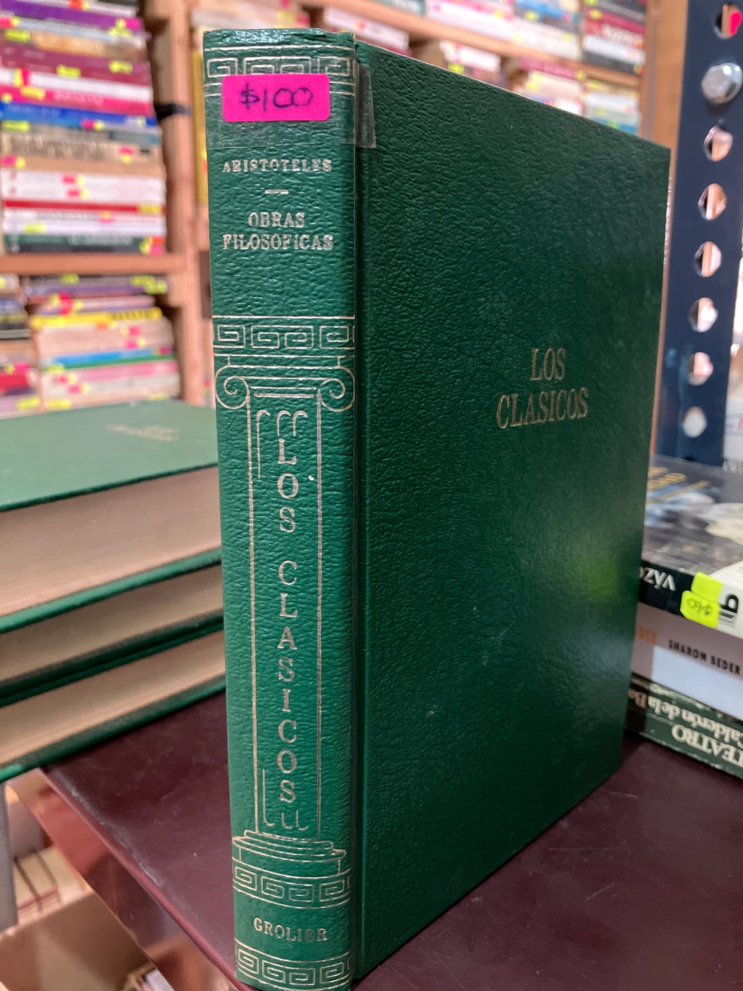 OBRAS FILOSÓFICAS POR ARISTÓTELES USADO NOVELA LITERARIO 305