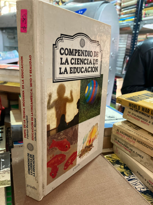 COMPENDIO DE LA CIENCIA DE LA EDUCACION POR FABRIZIO RAVAGLIOLI USADO EDUCACION ALDAMA