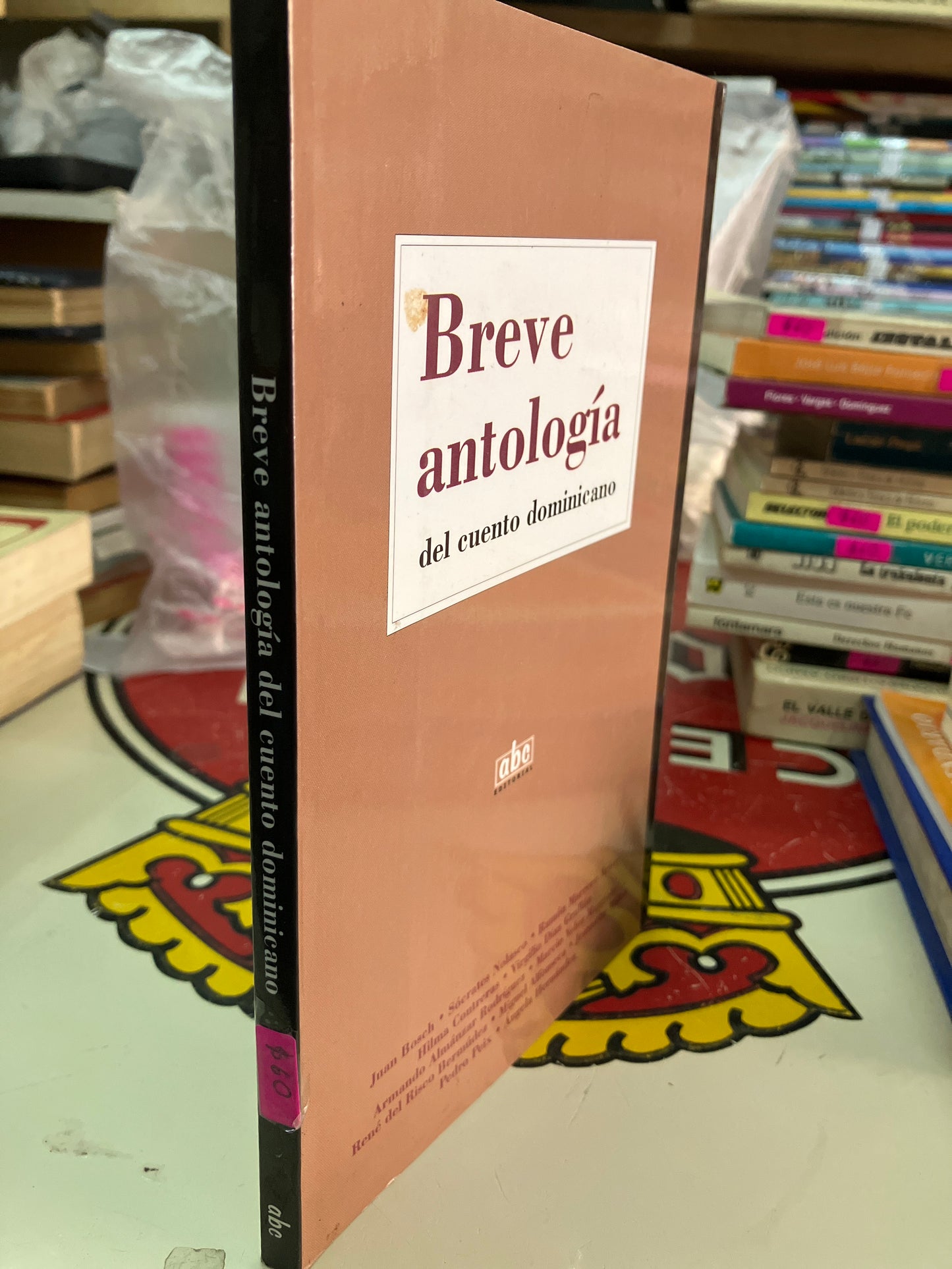 BREVE ANTOLOGÍA DEL CUENTO DOMINICANO POR AUTORES VARIOS USADO NOVELAS LITERARIO 207