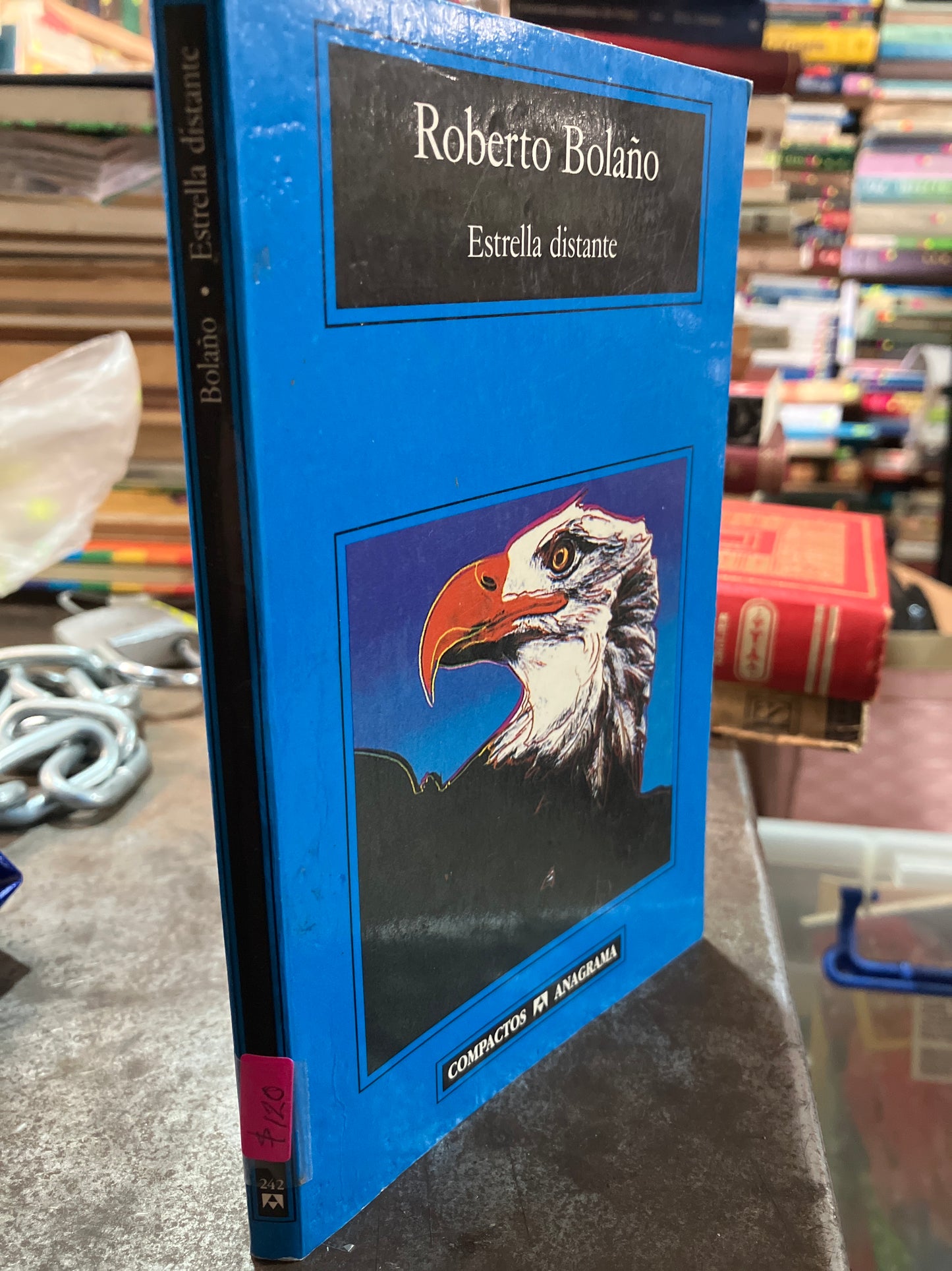 ESTRELLA DISTANTE POR ROBERTO BOLAÑOS USADO NOVELAS ALDAMA