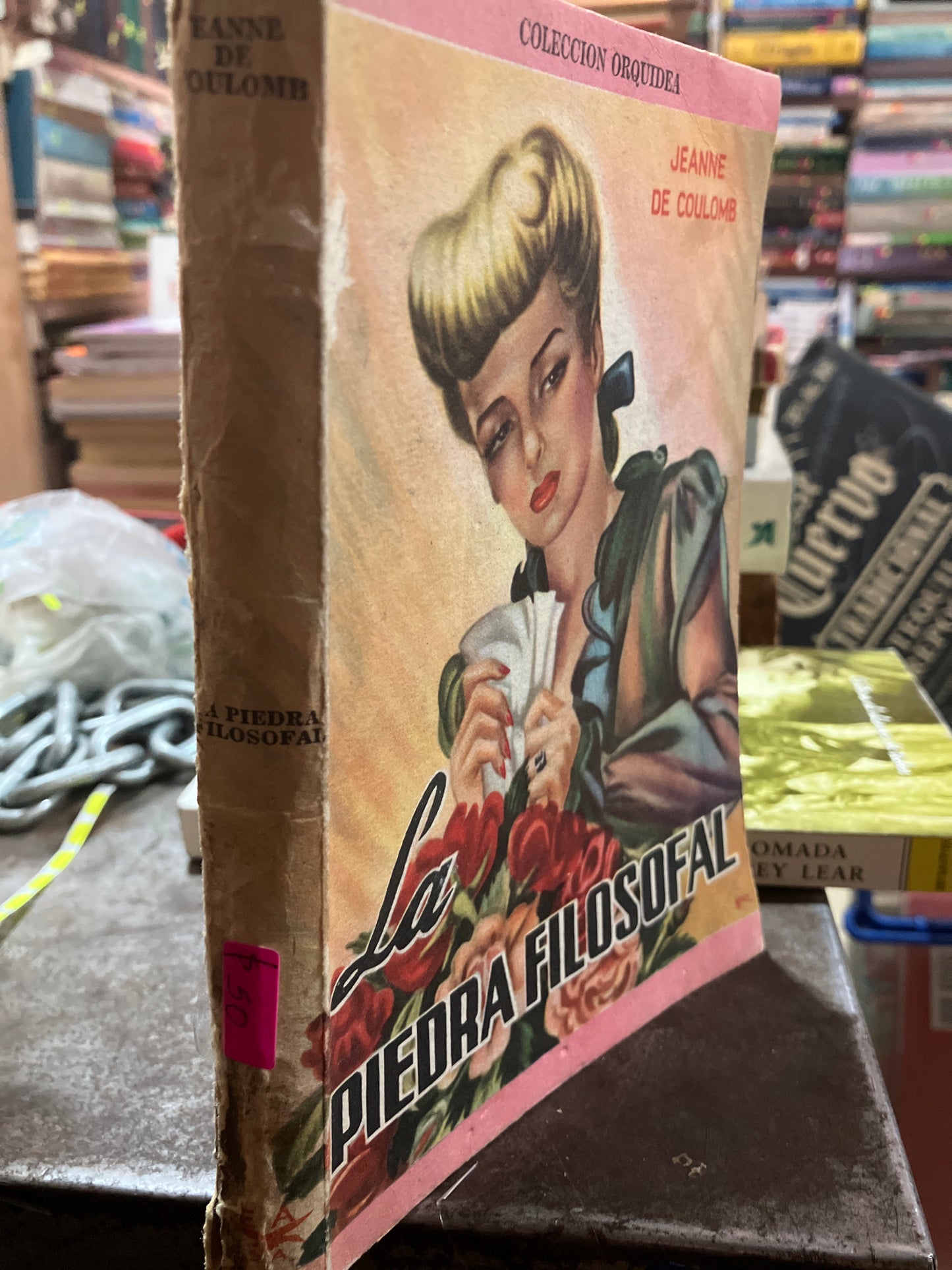 LA PIEDRA FILOSOFAL POR JEANNE DE COULOMB USADO NOVELAS ALDAMA