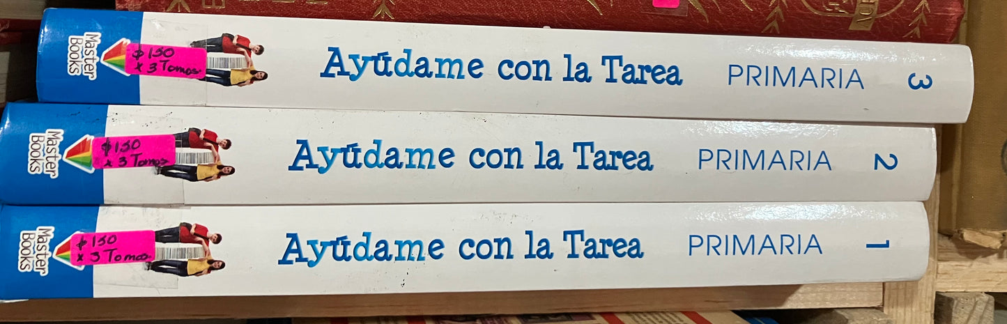 AYÚDAME CON LA TAREA 3 TOMOS USADO INFANTILES ALDAMA