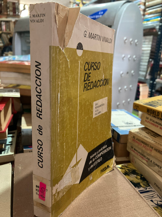 CURSO DE REDACCION POR G MARTIN VIVALDI USADO EDUCACION ALDAMA