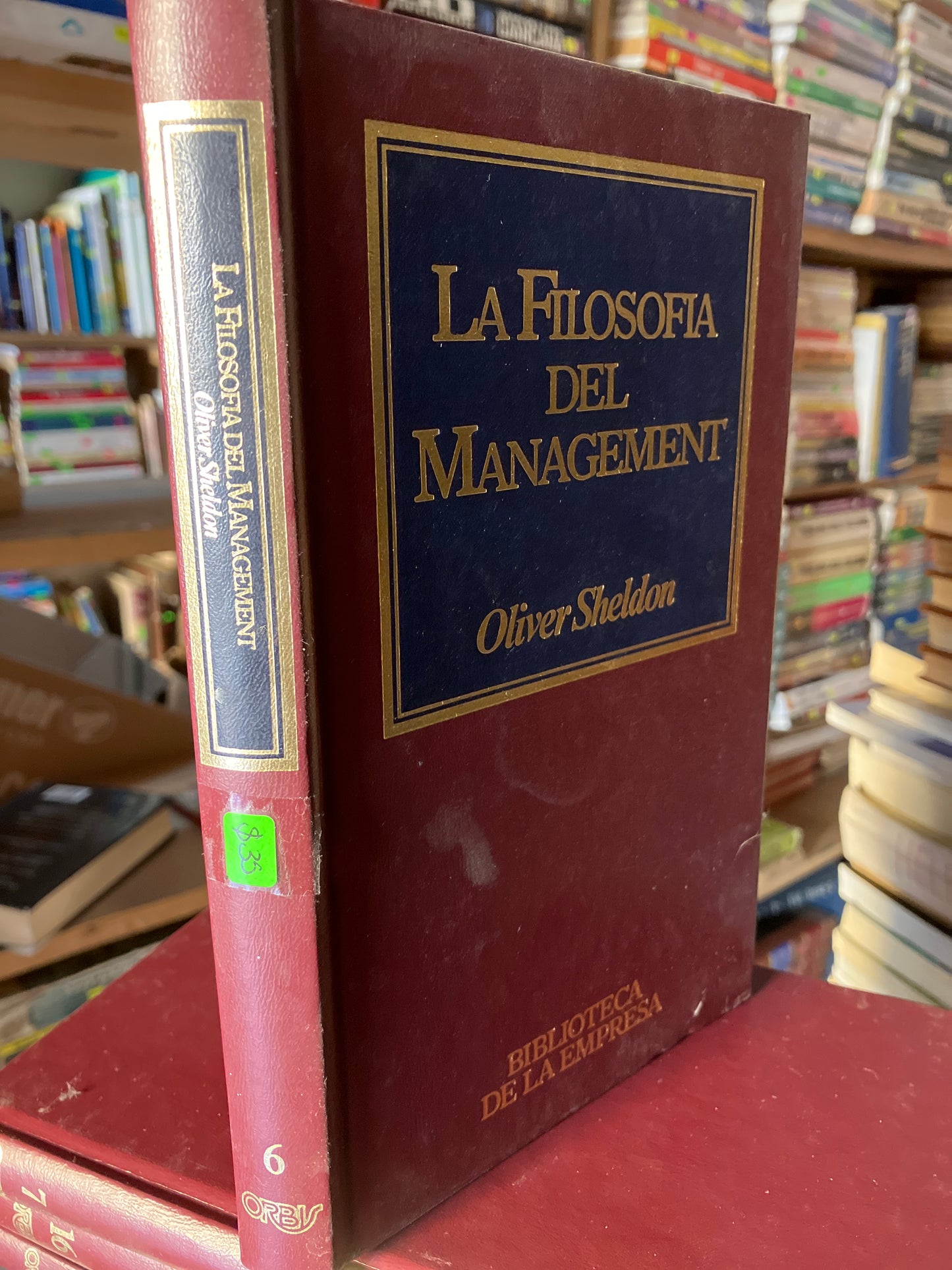 LA FILOSOFÍA DEL MANAGEMENT POR OLIVER SHELDON USADO ADMINISTRACIÓN LITERARIO 207