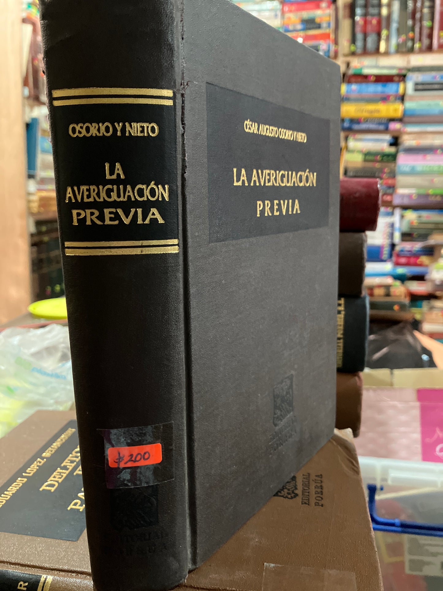 LA AVERIGUACIÓN PREVIA POR CESAR AUGUSTO OSORIO Y NIETO USADO DERECHO ALDAMA