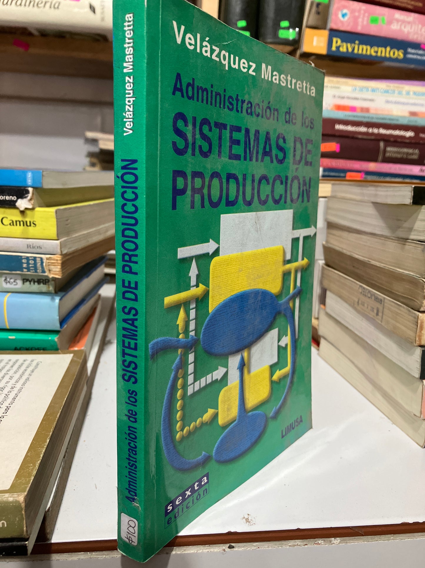 ADMINISTRACIÓN DE LOS SISTEMAS DE PRODUCCIÓN POR VELÁZQUEZ MASTRETTA USADO ADMINISTRACIÓN JUAREZ