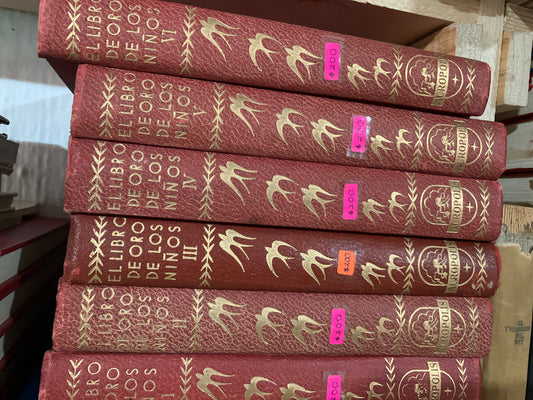 EL LIBRO DE ORO DE LOS NIÑOS 6 TOMOS USADO INFANTILES ALDAMA
