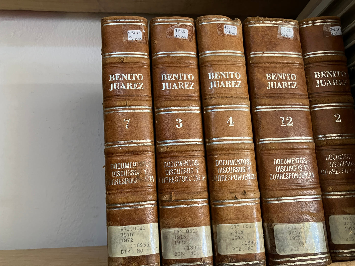 BENITO JUAREZ 5 TOMOS USADO HISTORIA JUAREZ
