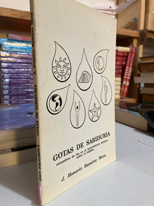 GOTAS DE SABIDURÍA POR J HONORIO RAMIREZ MEZA USADO SUPERACION PERSONAL JUAREZ