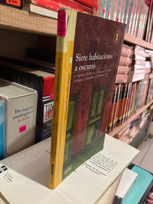 SIETE HABITACIONES A OSCURAS POR G AGUILETA Y OTROS USADO NOVELA LITERARIO 305