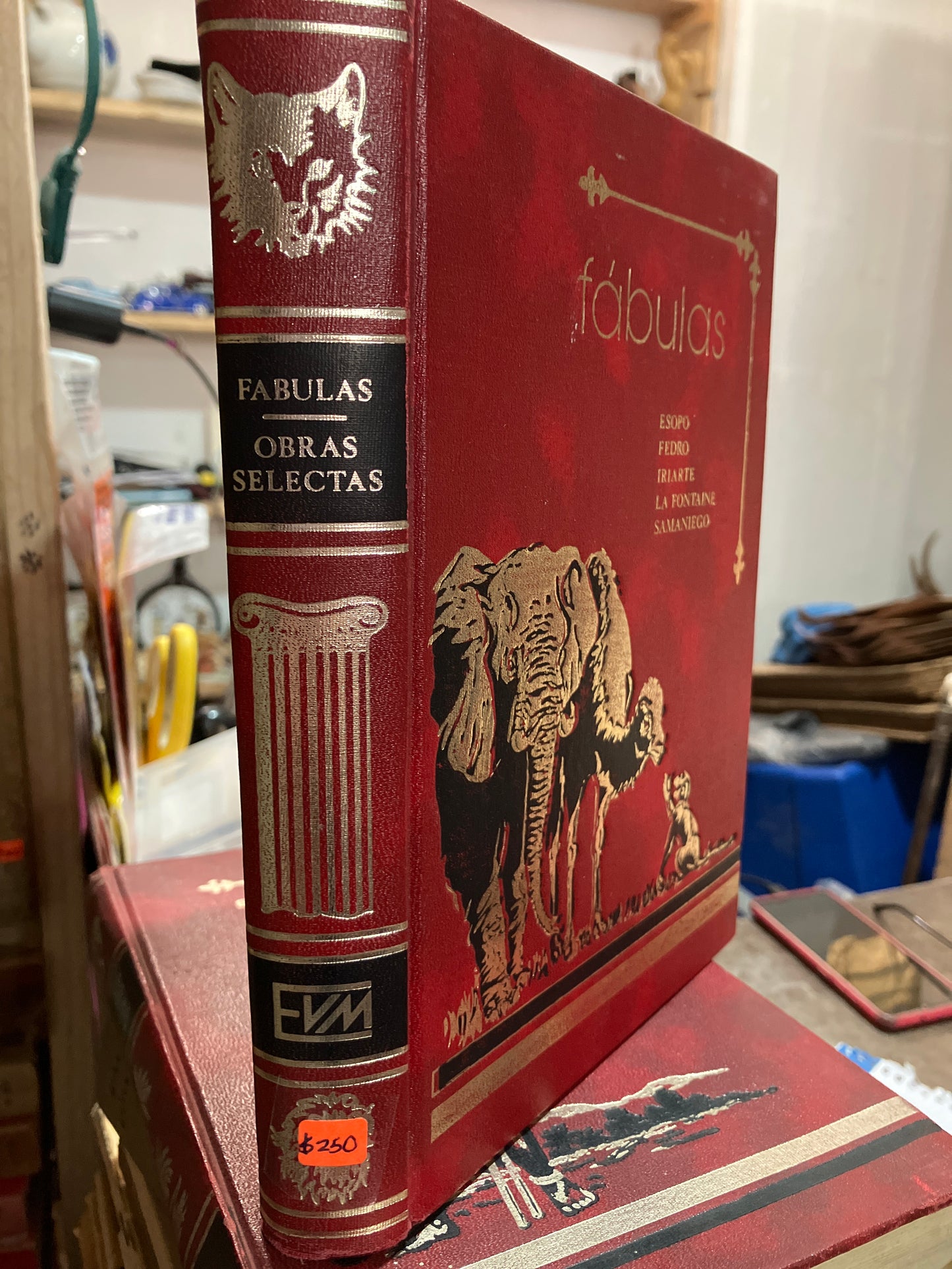 FÁBULAS DE ESOPO FEDRO IRIARTE LA FONTAINE SAMANIEGO 1976 PRIMERA EDICIÓN USADO ANTIGUOS ALDAMA