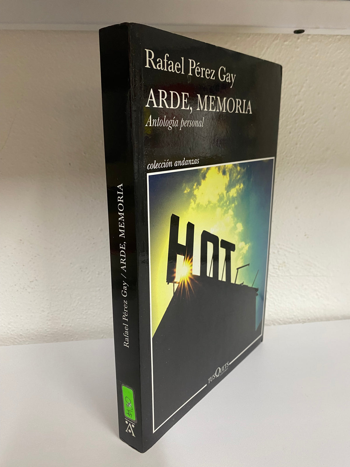 RAFAEL PEREZ GAY ARDE MEMORIA ANTOLOGIA PERSONAL USADO NOVELA JUAREZ 515