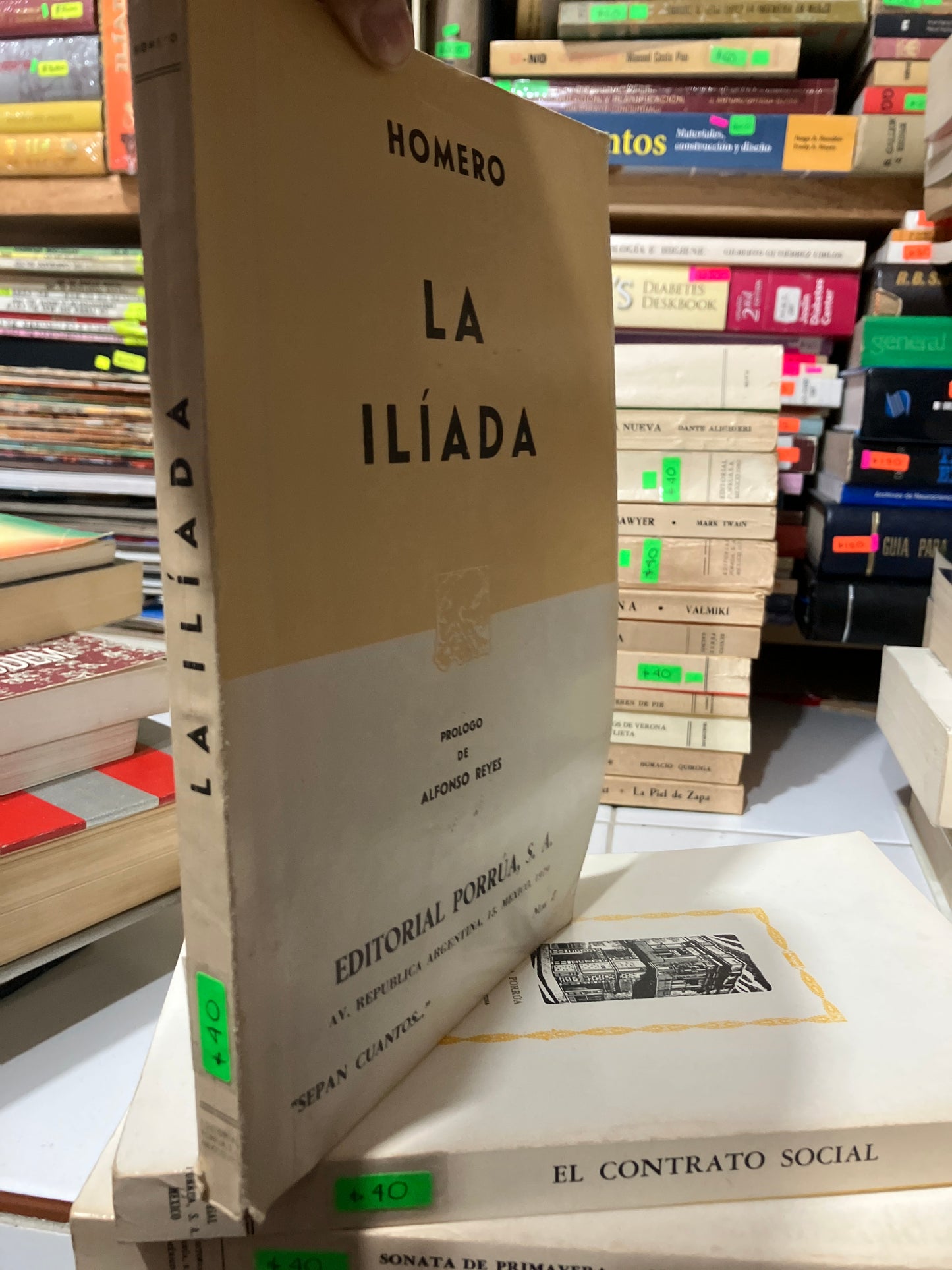 LA ILIADA POR HOMERO USADO NOVELAS JUAREZ