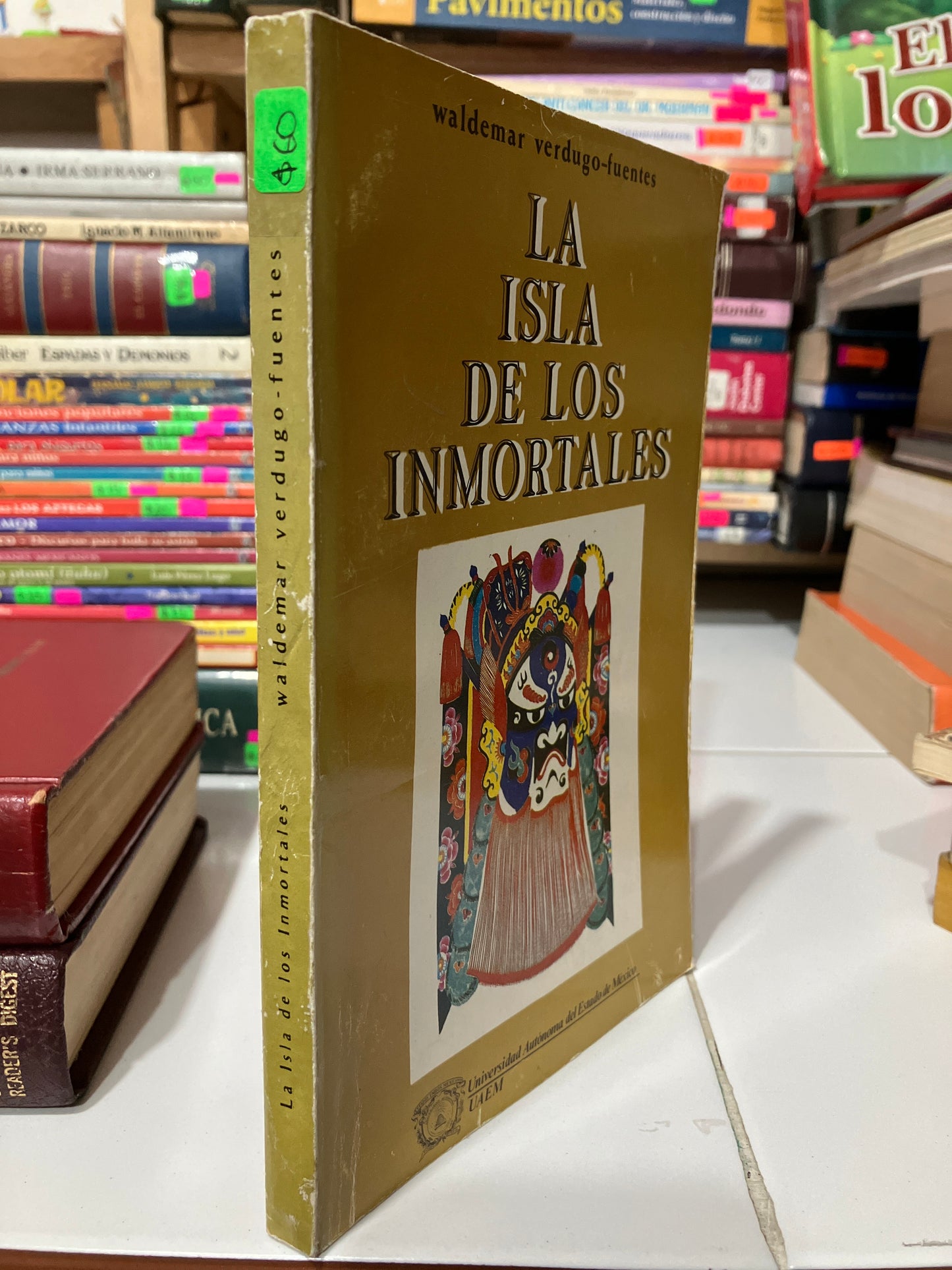 LA ISLA DE LOS INMORTALES POR WALDEMAR VERDUGO USADO NOVELA JUAREZ