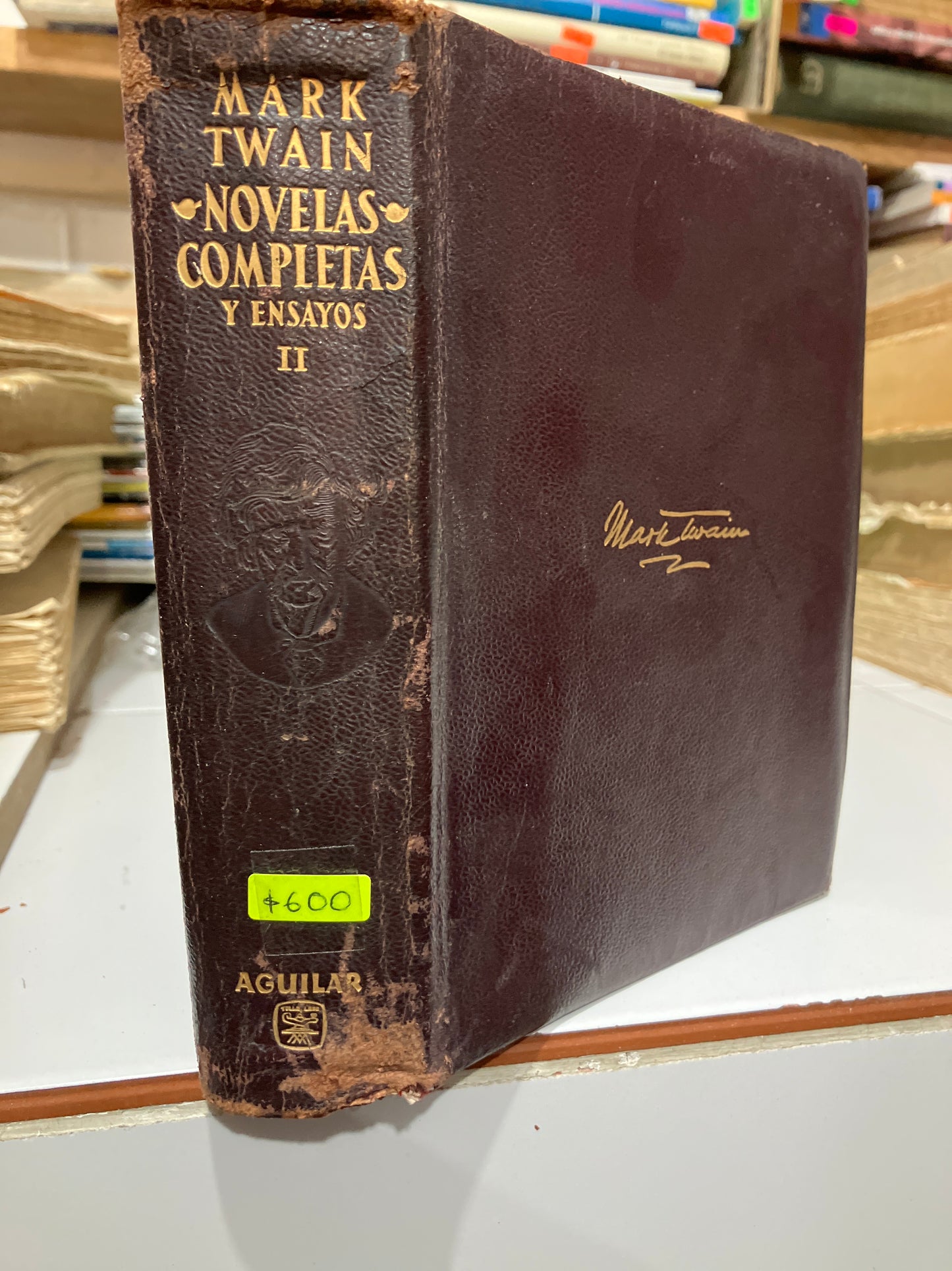 NOVELAS COMPLETOS Y ENSAYOS II 1962 POR MARK TWAIN USADO ANTIGUOS JUAREZ