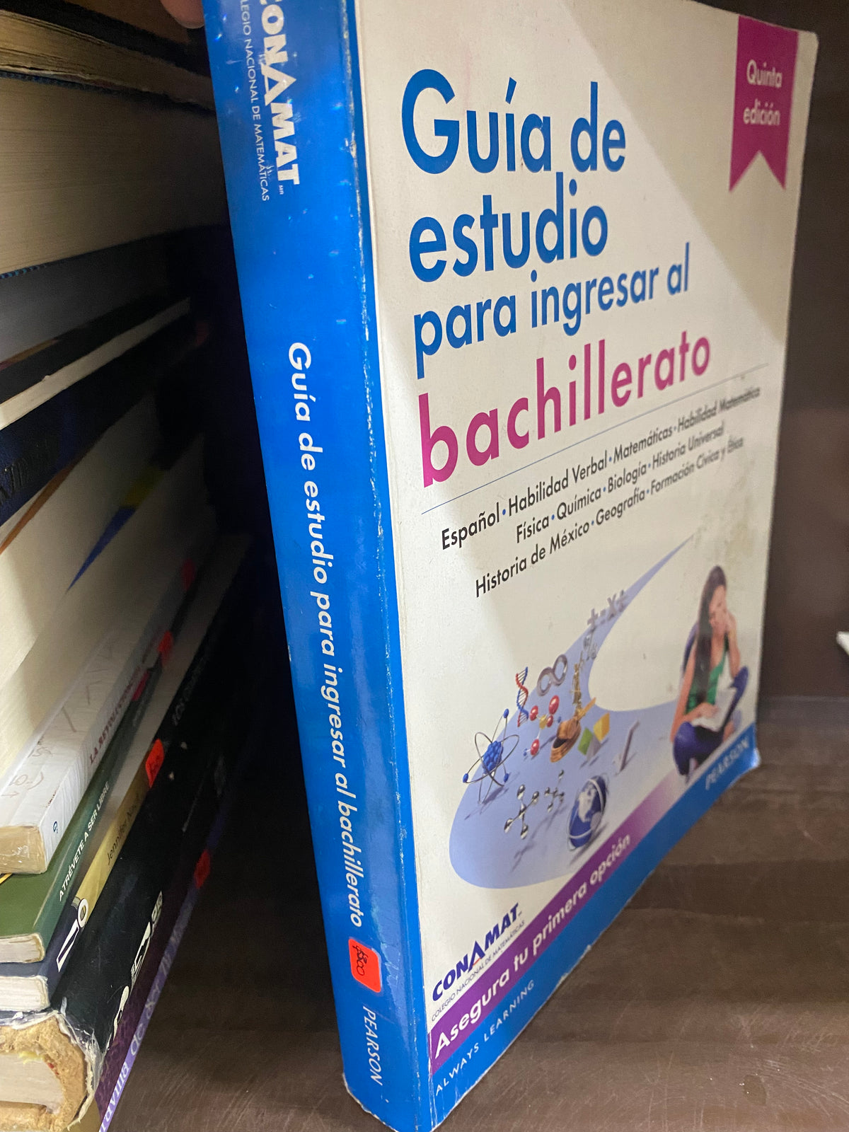 GUIA DE ESTUDIO PARA INGRESAR QL BACHILLERATO PEARSON USADO EDUCACION JUAREZ 515