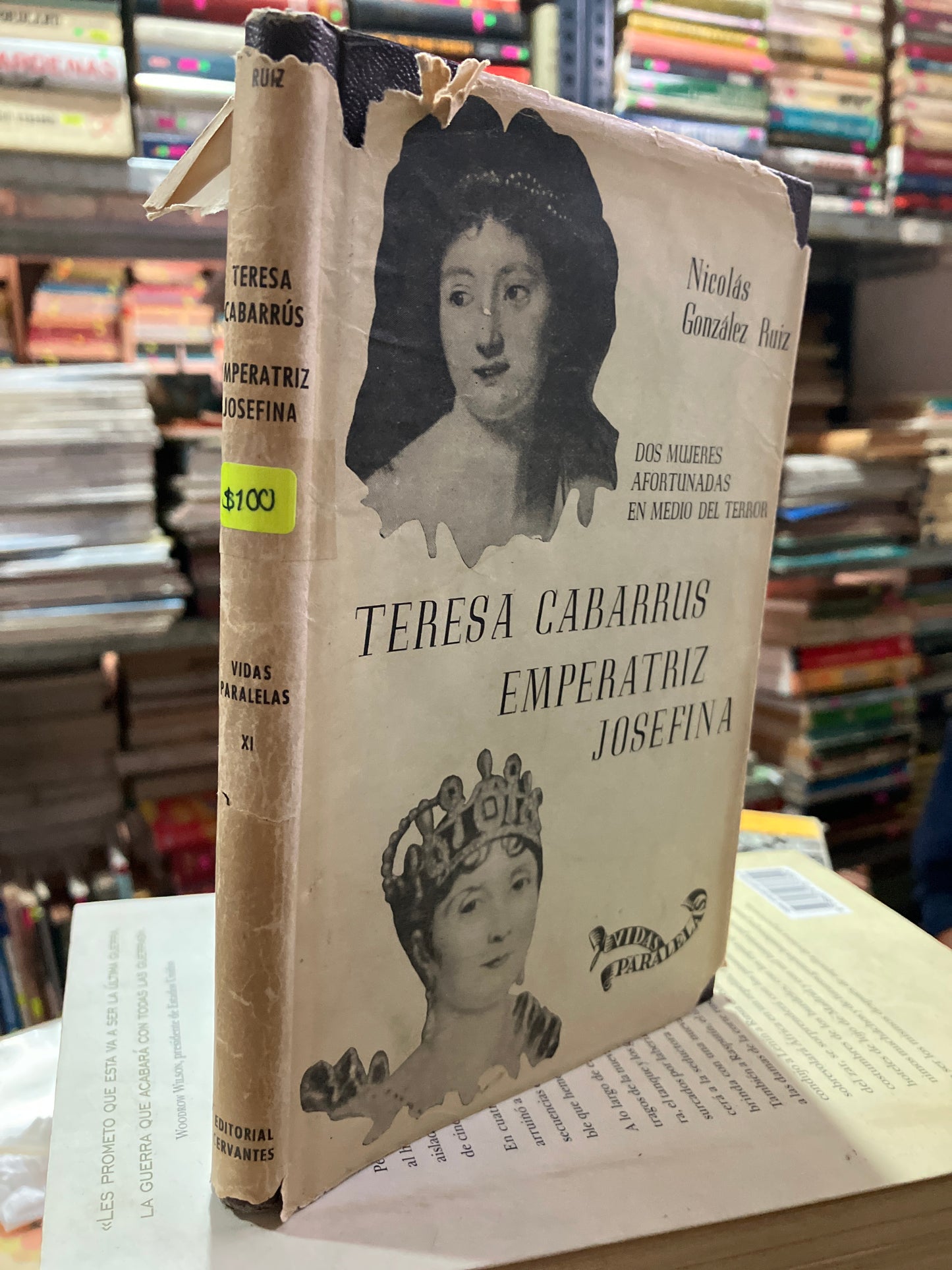 VIDAS PARALELAS XI POR NICOLÁS GONZÁLEZ RUIZ USADO NOVELAS ALDAMA