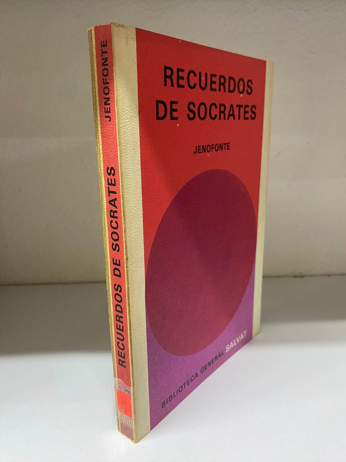 RECUERDOS DE SOCRATES JENOFONTE USADO NOVELAS JUAREZ 515