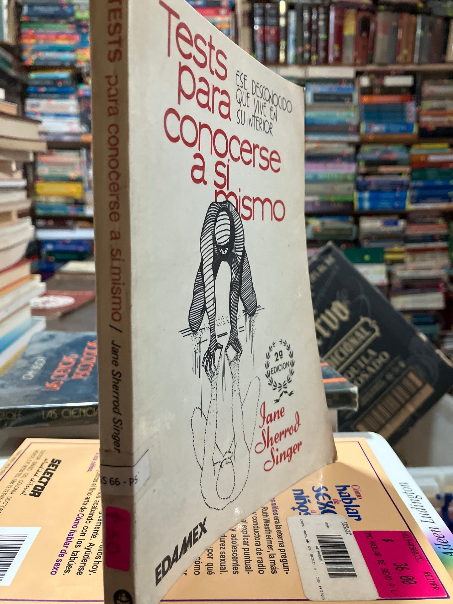 TEST PARA CONOCERSE A SÍ MISMO POR JANE SHERROD SINGER USADO PSICOLOGÍA ALDAMA