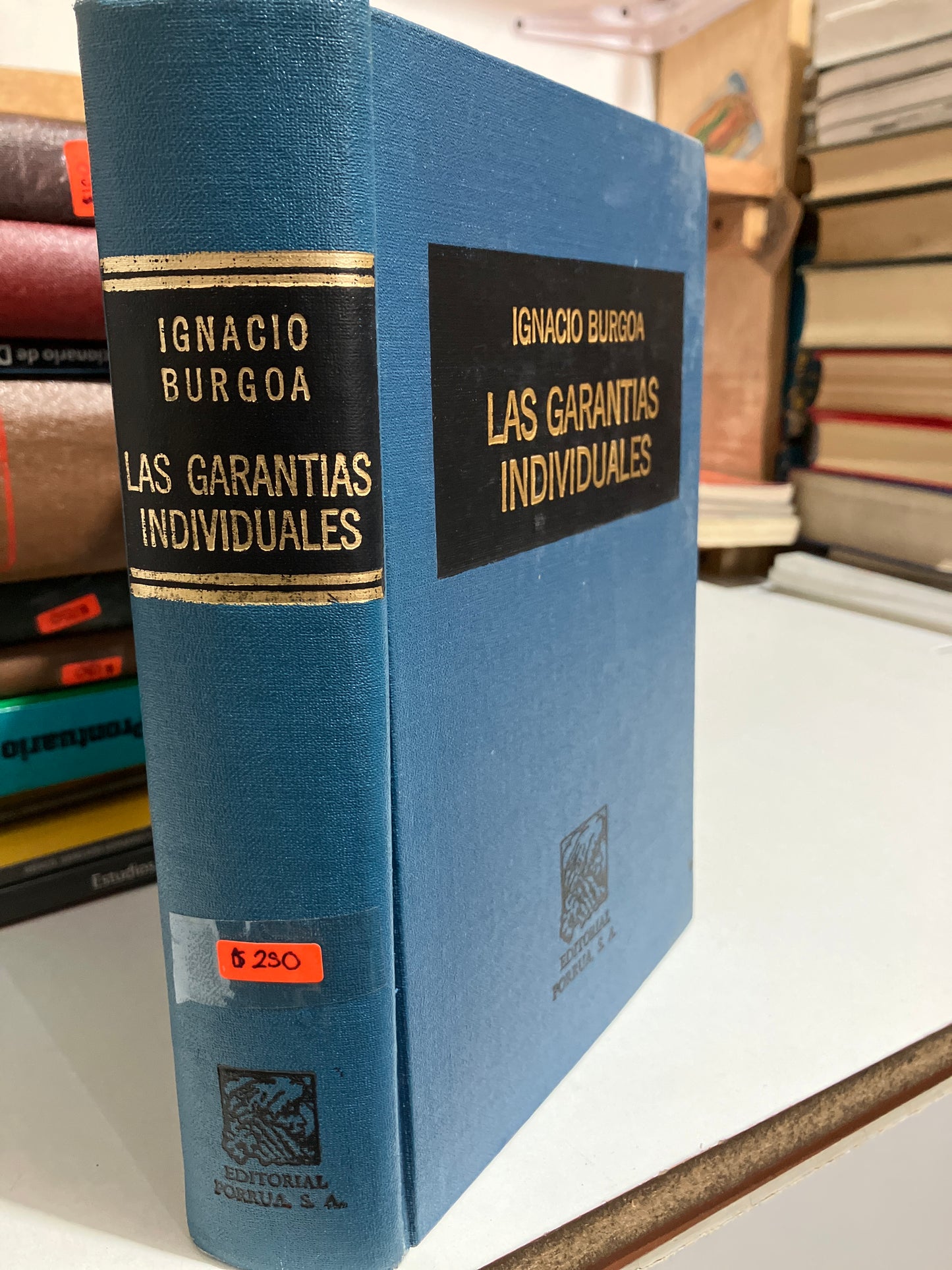 LAS GARANTÍAS INDIVIDUALES POR IGNACIO BURGOA USADO DERECHO JUAREZ