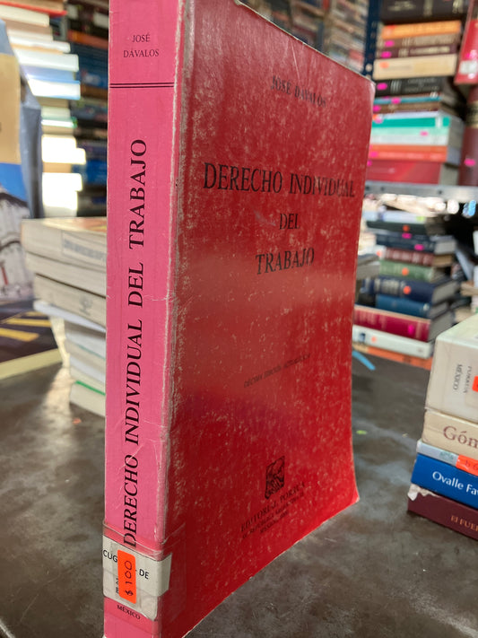 DERECHO INDIVIDUAL DEL TRABAJO DECIMA EDICIÓN ACTUALIZADA POR JOSE DÁVALOS USADO DERECHO ALDAMA