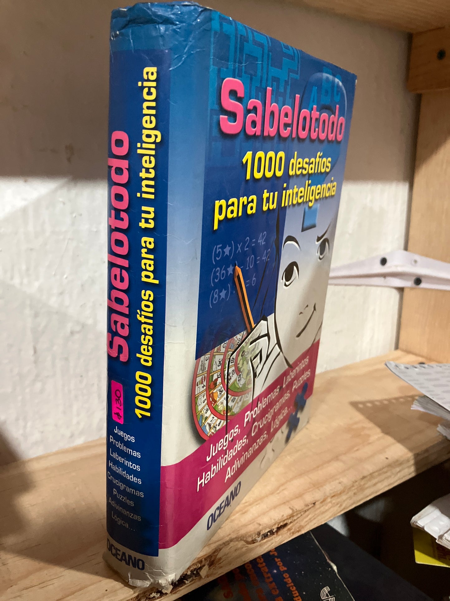 SABELOTODO 1000 DESAFÍOS PARA TU INTELIGENCIA USADO INFANTILES ALDAMA