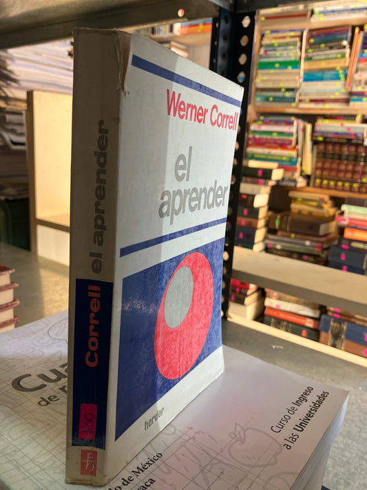 EL APRENDER POR WERNER CORRELL USADO EDUCACION ALDAMA
