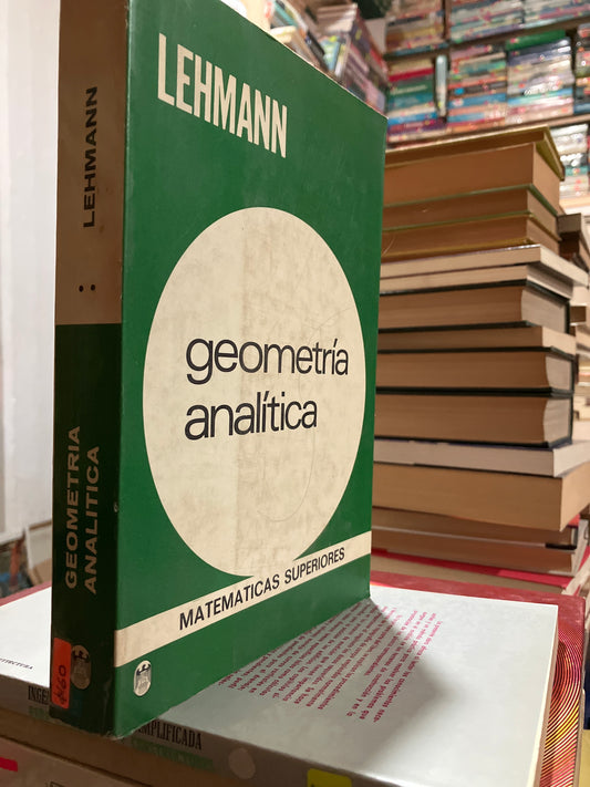 GEOMETRÍA ANALÍTICA POR LEHMANN USADO MATEMÁTICAS ALDAMA
