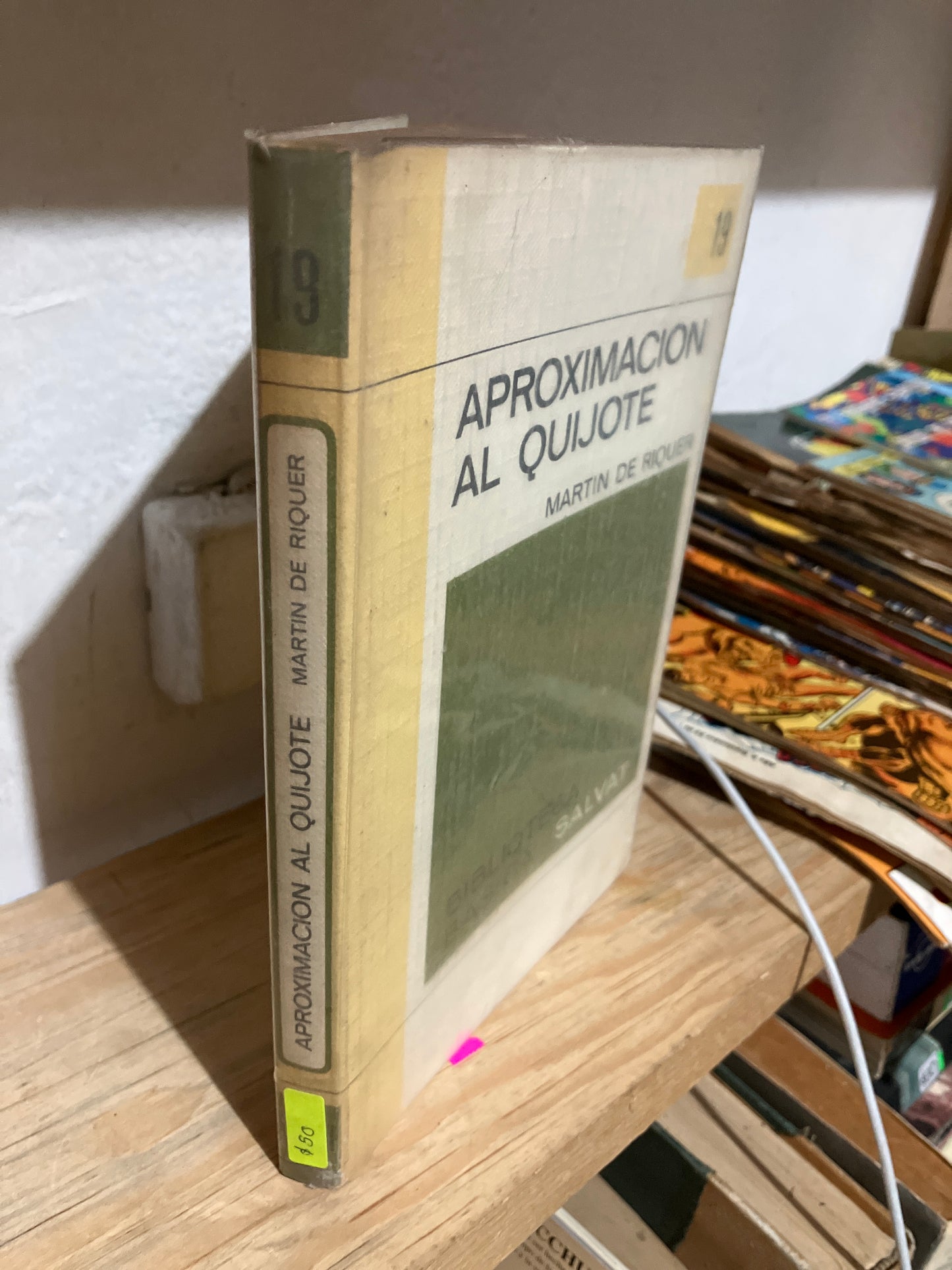 APROXIMACIÓN AL QUIJOTE POR MARTÍN DE RIQUER USADO NOVELAS JUAREZ