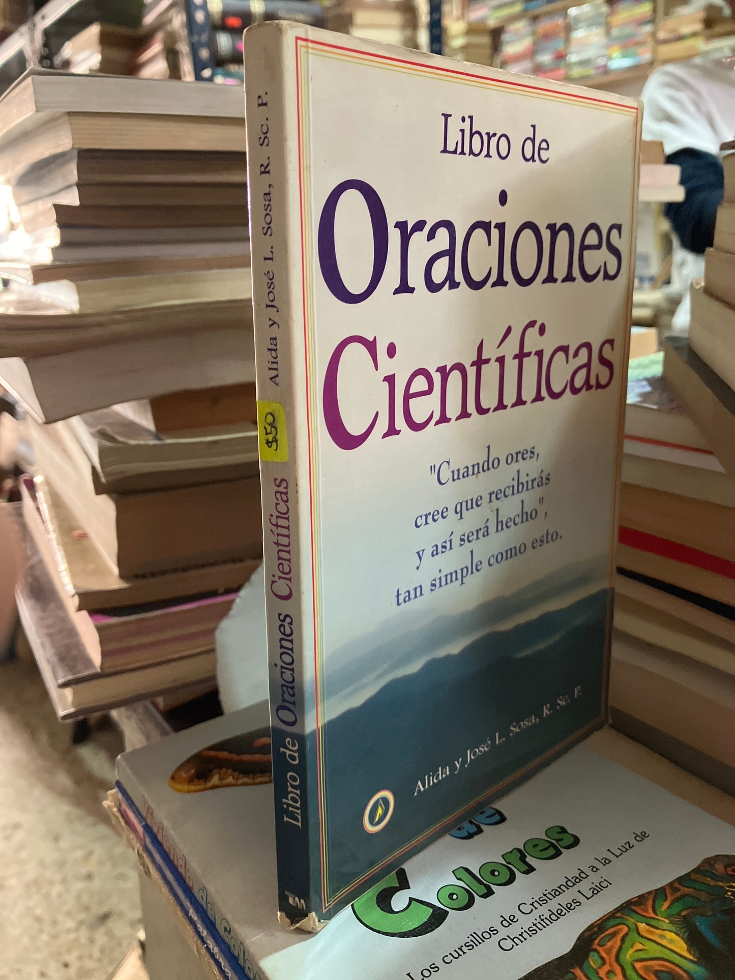 LIBRO DE ORACIONES CIENTÍFICAS POR JOSE L SOSA USADO RELIGIÓN ALDAMA