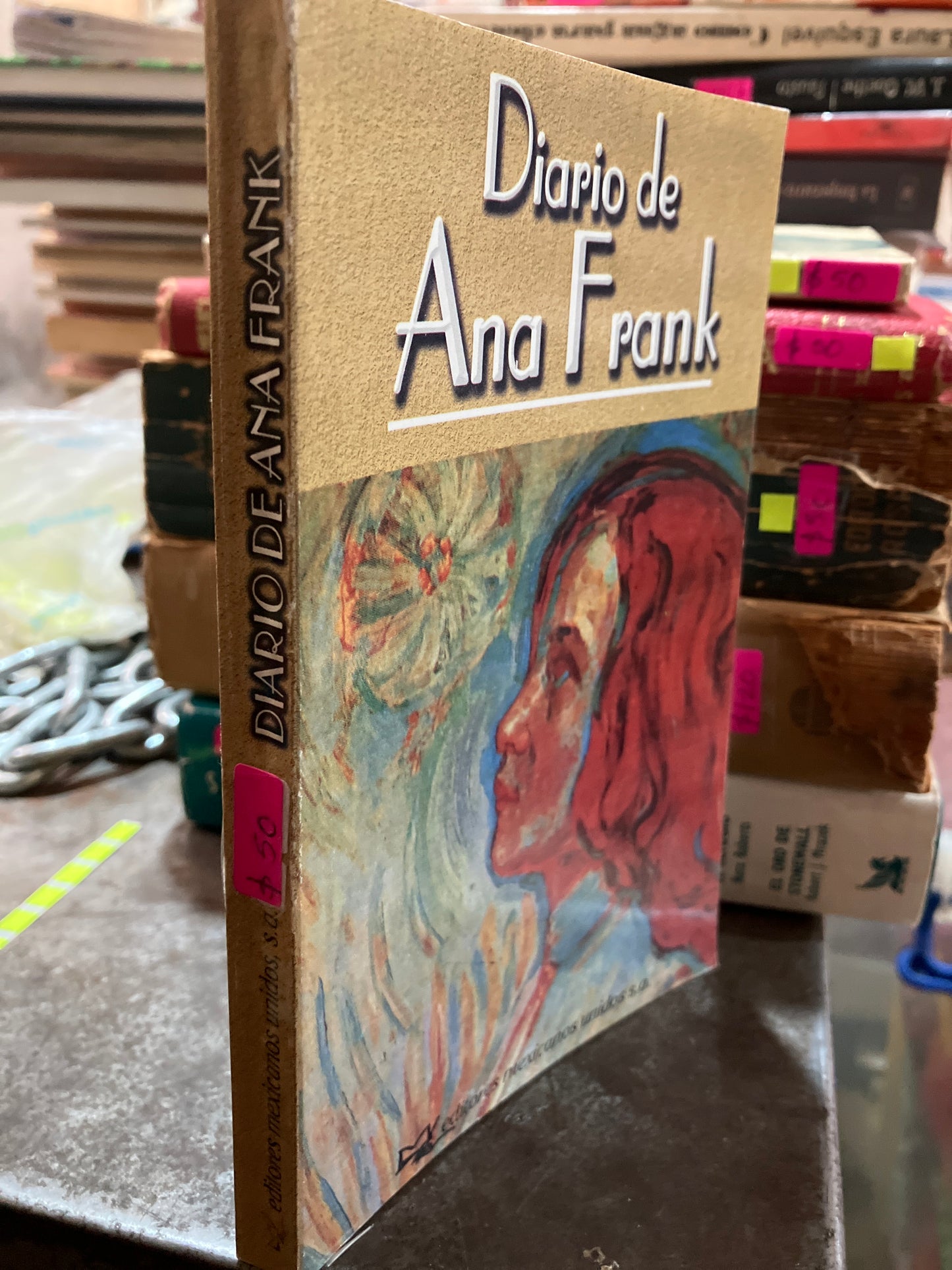 DIARIO DE ANA FRANK USADO NOVELAS ALDAMA