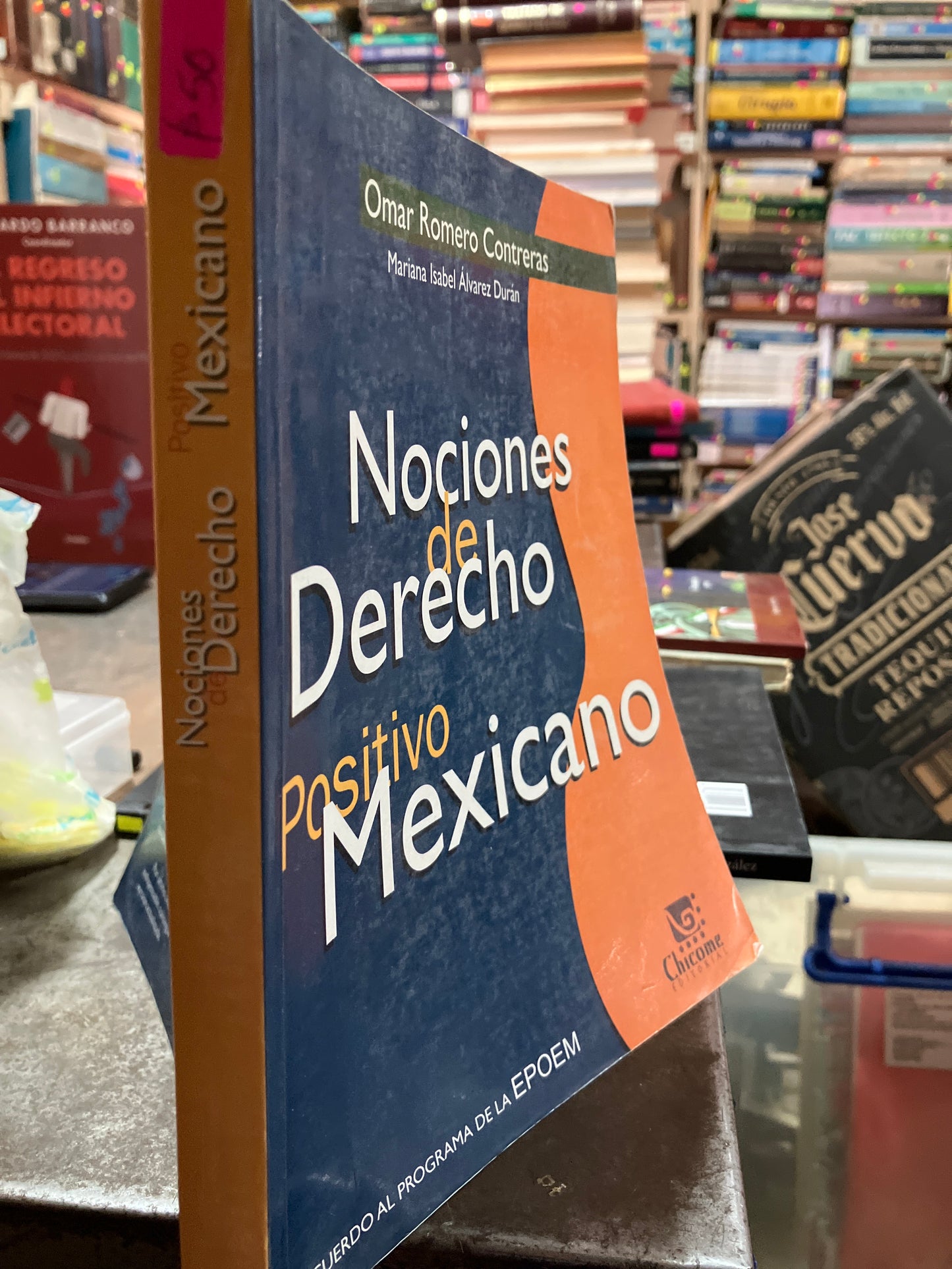 NOCIONES DE DERECHO POSITIVO MEXICANO POR OMAR ROMERO CONTRERAS USADO DERECHO ALDAMA